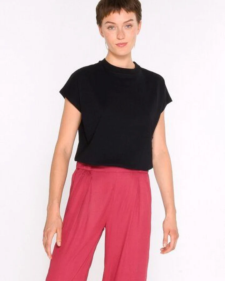ThokkThokk Damen Boxy T-Shirt TT75 Structured aus Bio-Baumwoll-Mix