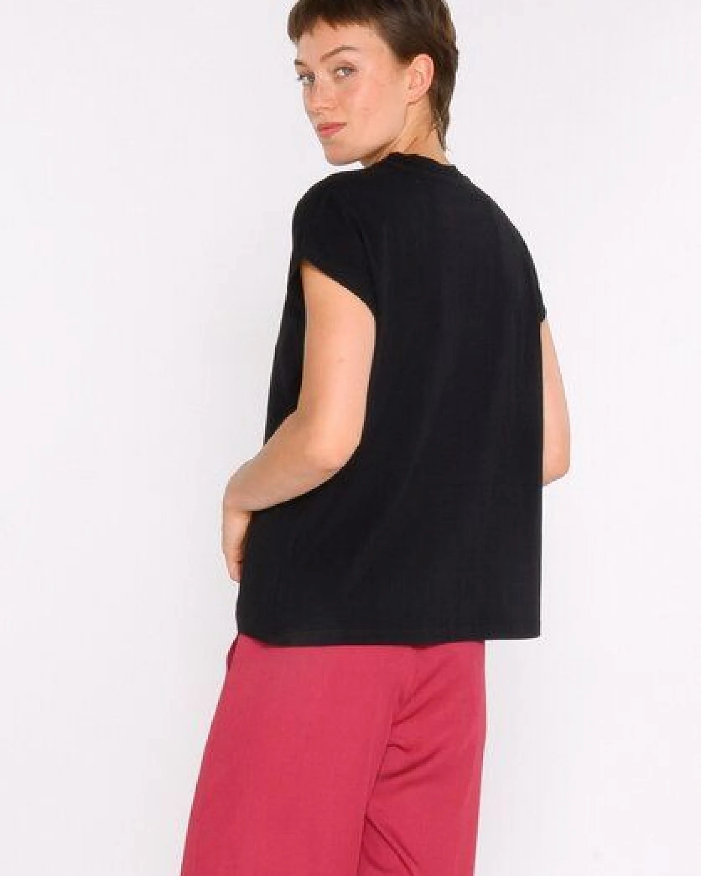 ThokkThokk Damen Boxy T-Shirt TT75 Structured aus Bio-Baumwoll-Mix – Ansicht 4