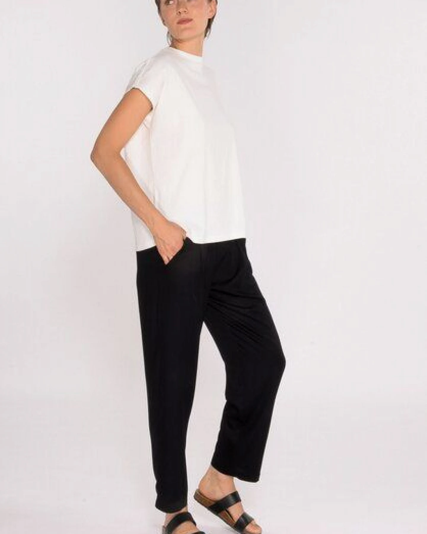 ThokkThokk Damen Boxy T-Shirt TT75 Structured aus Bio-Baumwoll-Mix – Ansicht 3