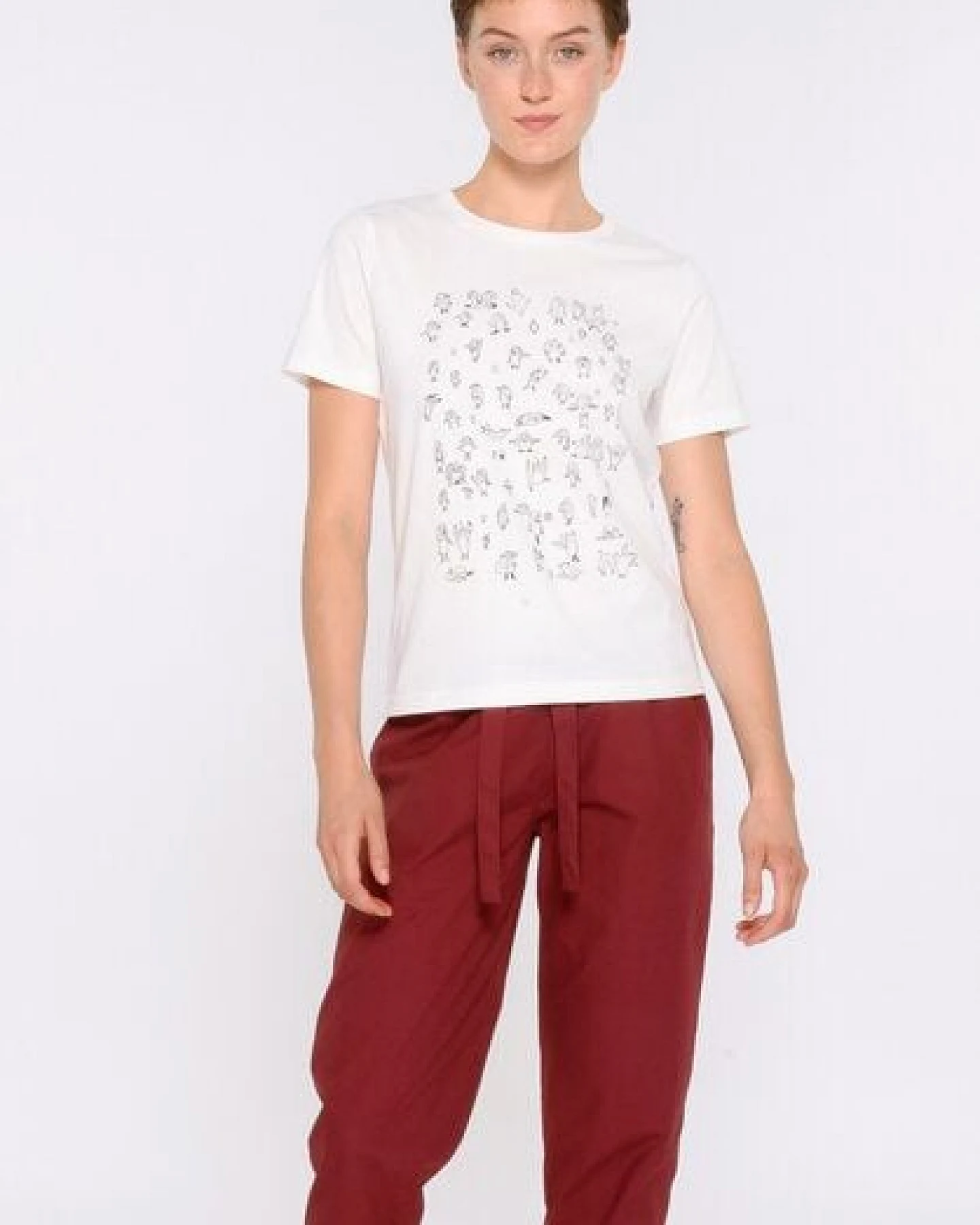 ThokkThokk Damen Print T-Shirt PENGUINS aus Biobaumwolle – Ansicht 3