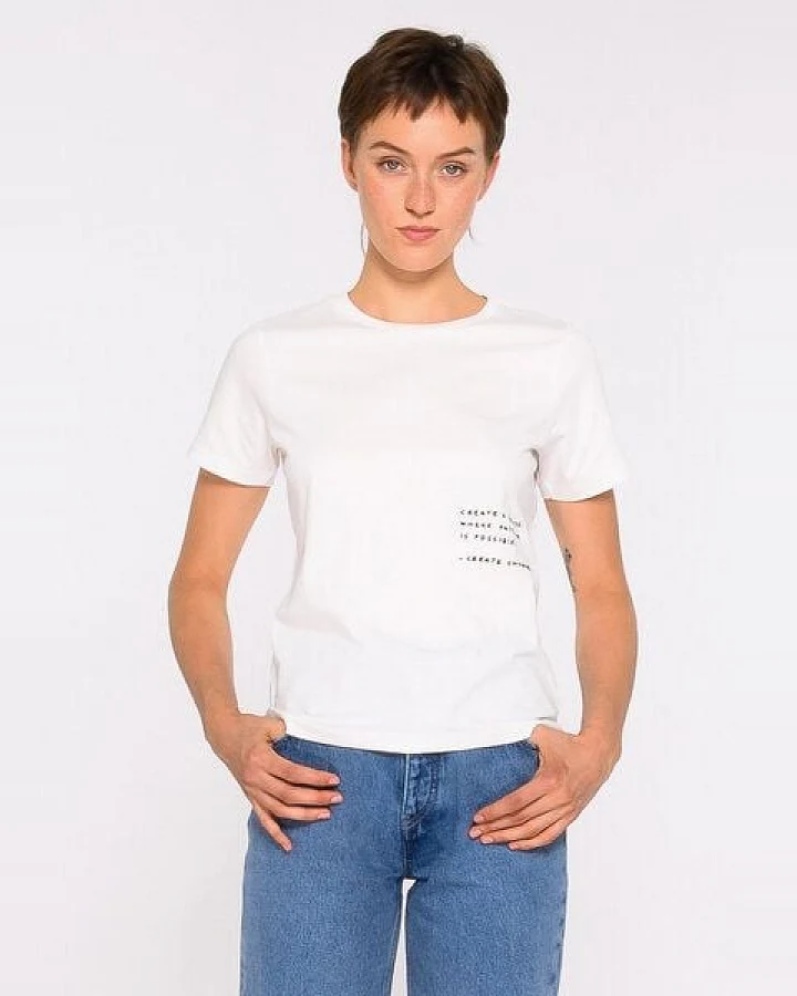 ThokkThokk Damen Print T-Shirt CREATE TT85 aus Biobaumwolle