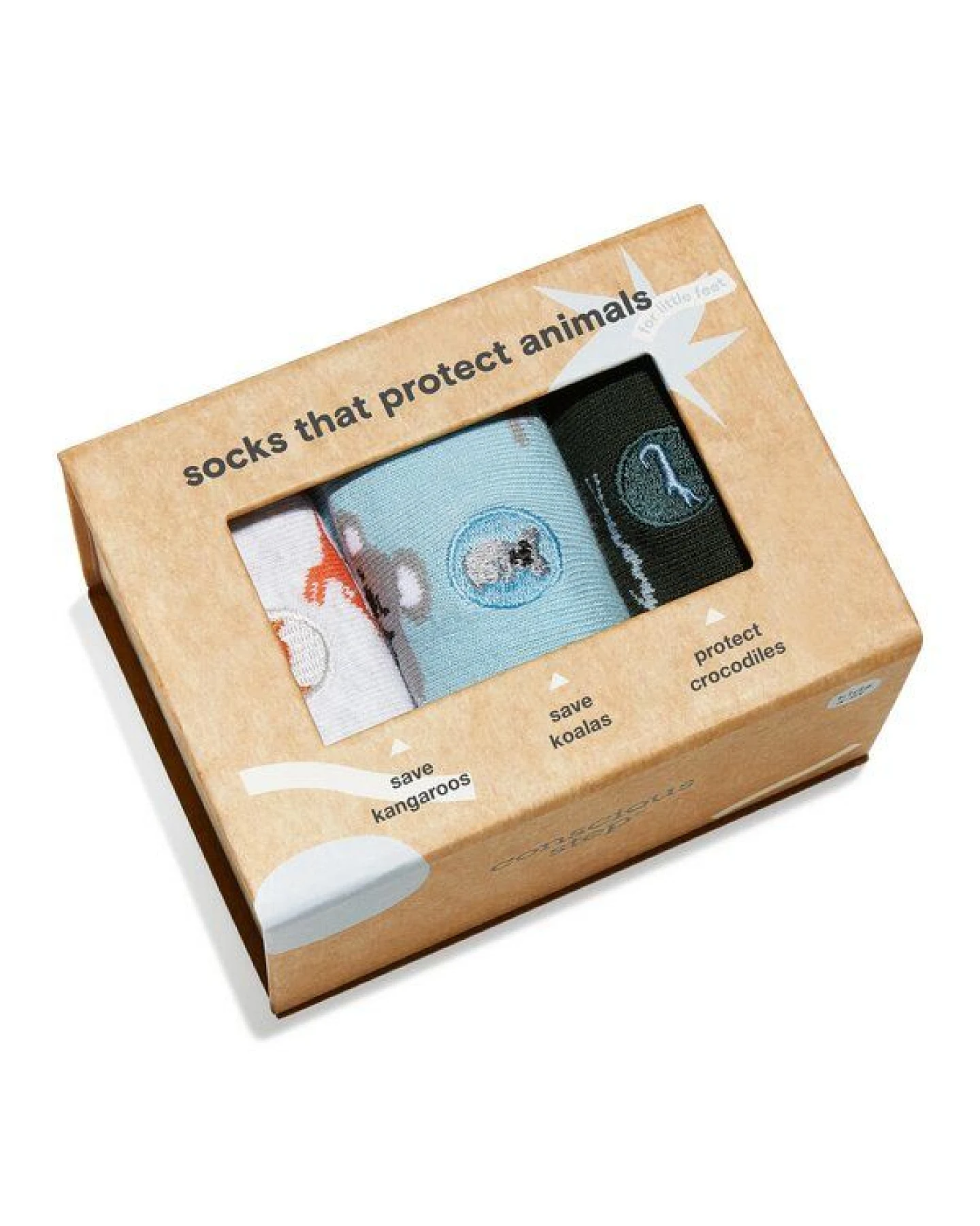 Conscious Step Socken Box für Kinder, die Tiere in Australien schützen – Ansicht 2