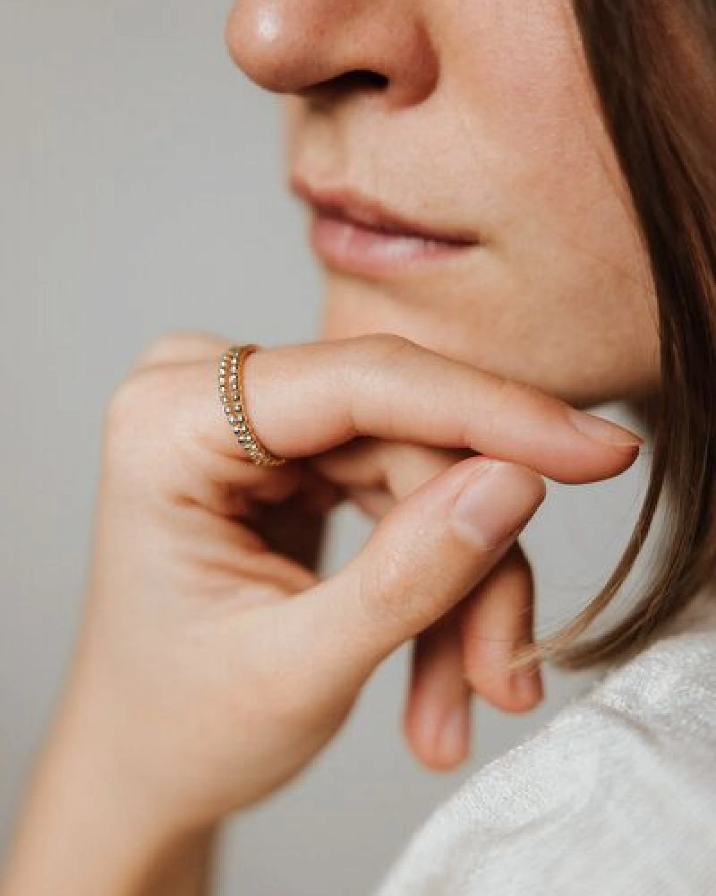 Jyoti - Fair Works Ring Golee Messing – Ansicht 2