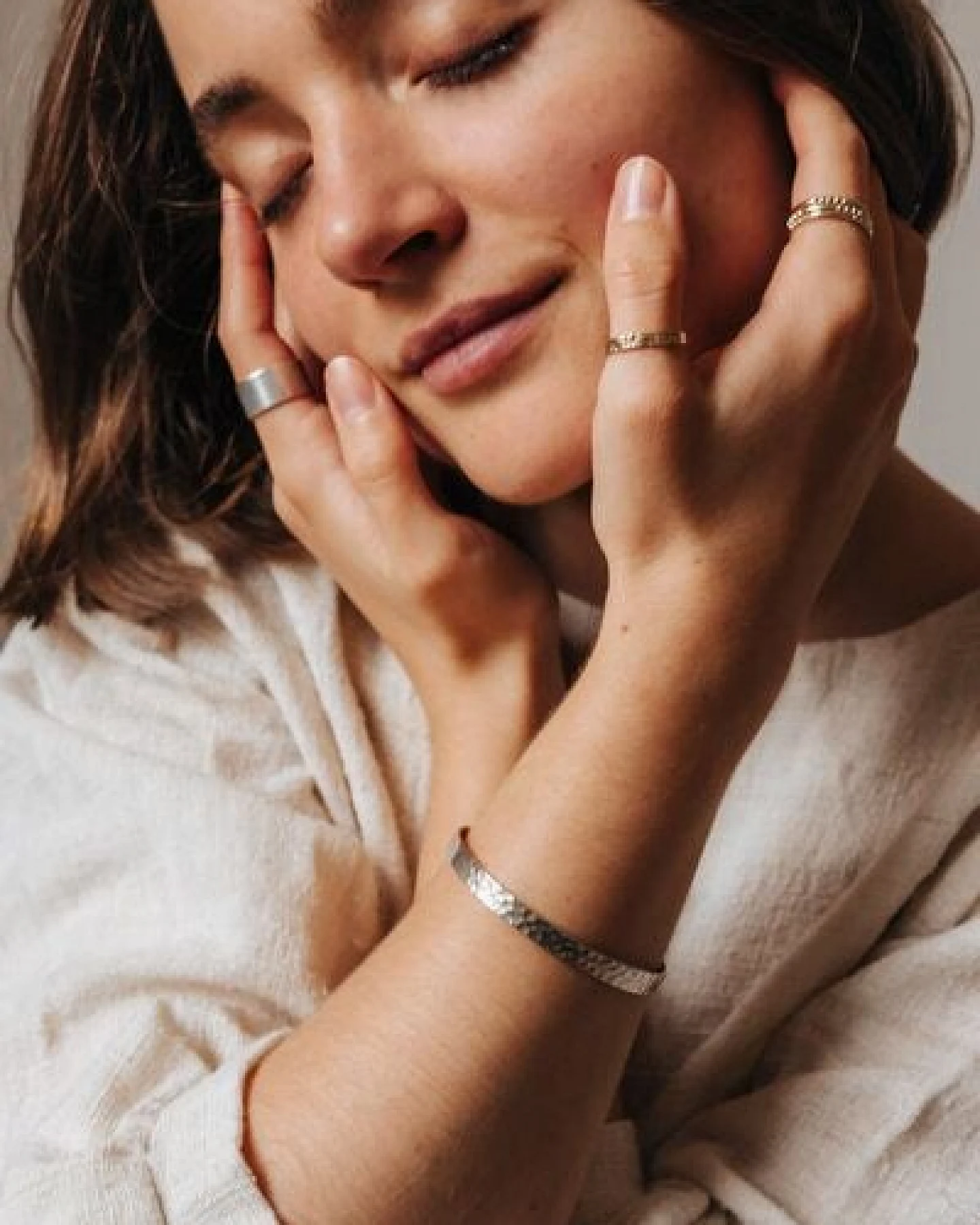 Jyoti - Fair Works Ring Skor Messing – Ansicht 3