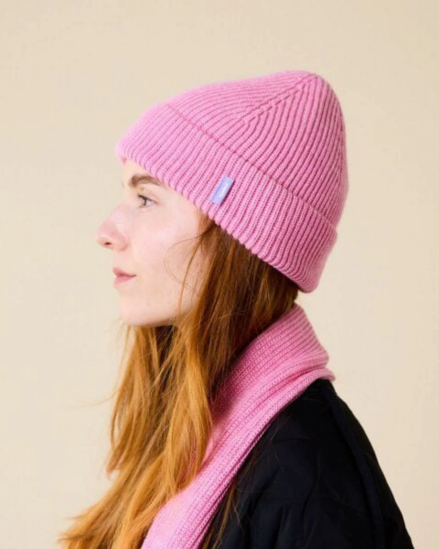 popeia Mütze / Beanie aus 100% Merinowolle (mulesingfrei) – Ansicht 3