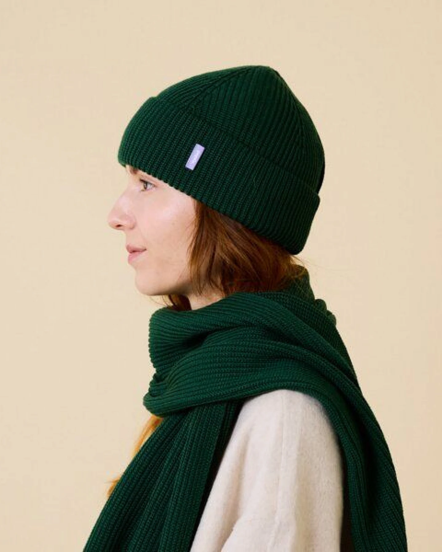 popeia Mütze / Beanie aus 100% Merinowolle (mulesingfrei) – Ansicht 4