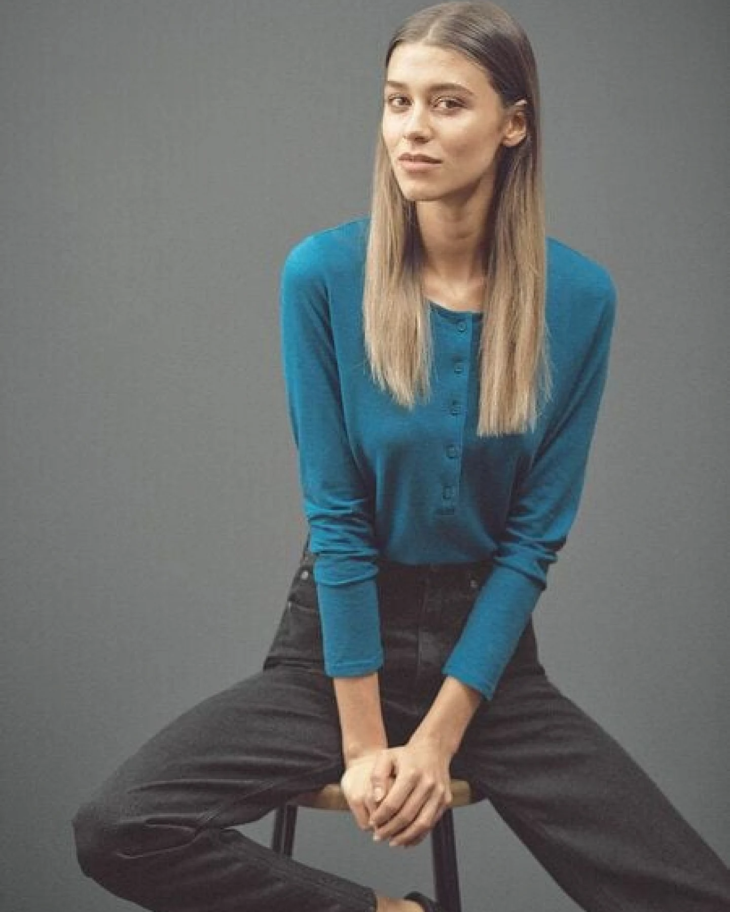 HempAge Damen Longsleeve Hanf/Bio-Baumwolle – Ansicht 4