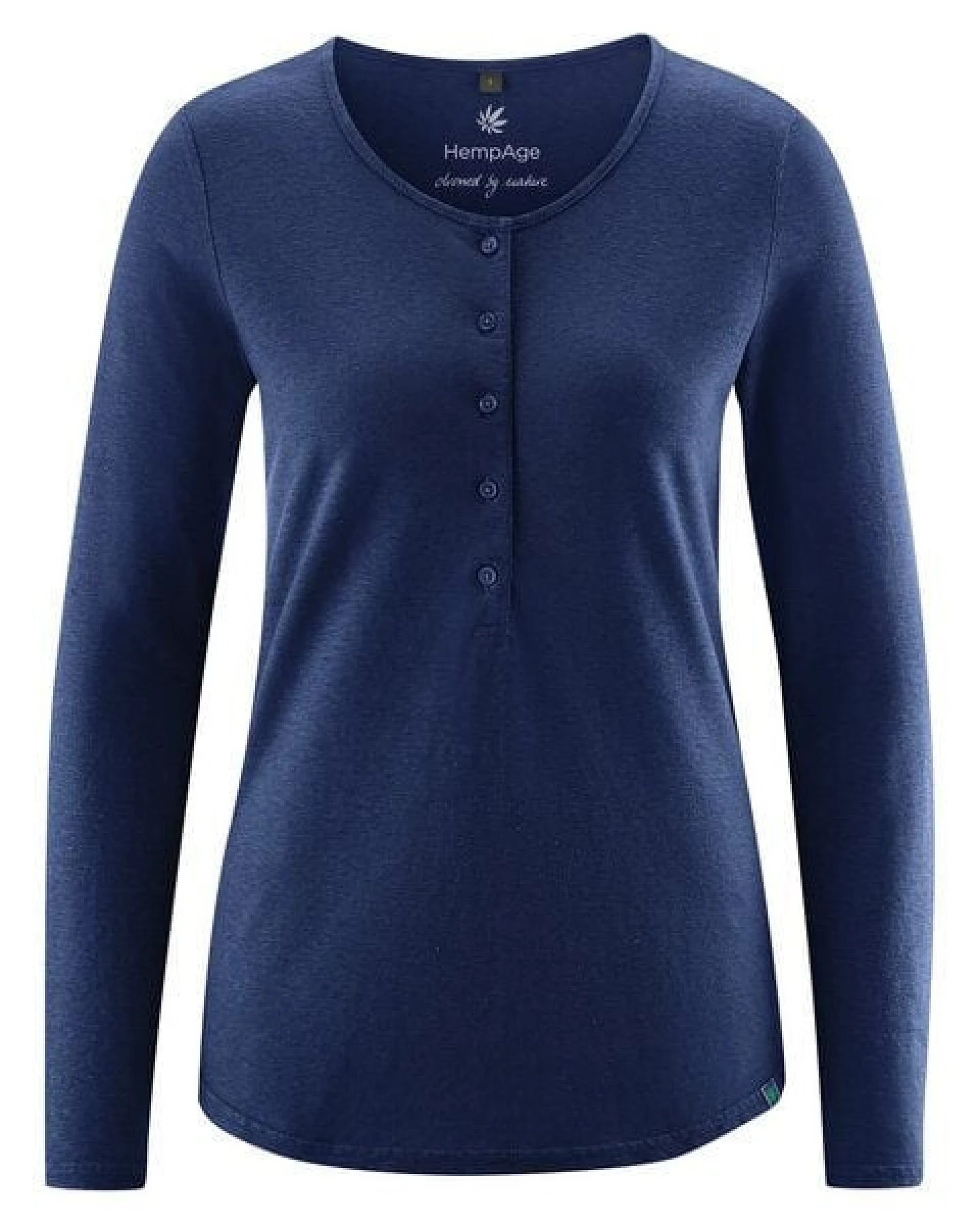 HempAge Damen Longsleeve Hanf/Bio-Baumwolle – Ansicht 3