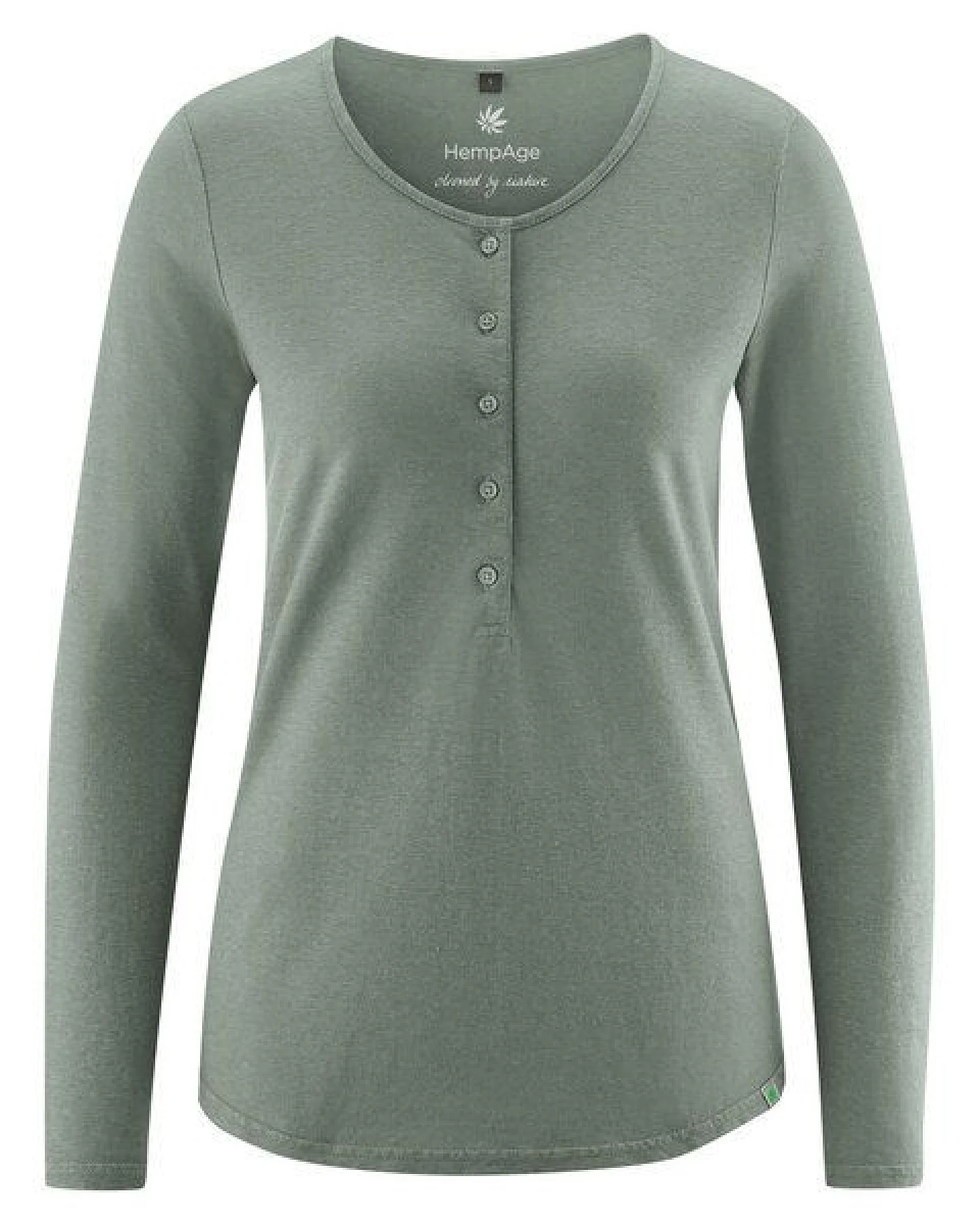 HempAge Damen Longsleeve Hanf/Bio-Baumwolle – Ansicht 3