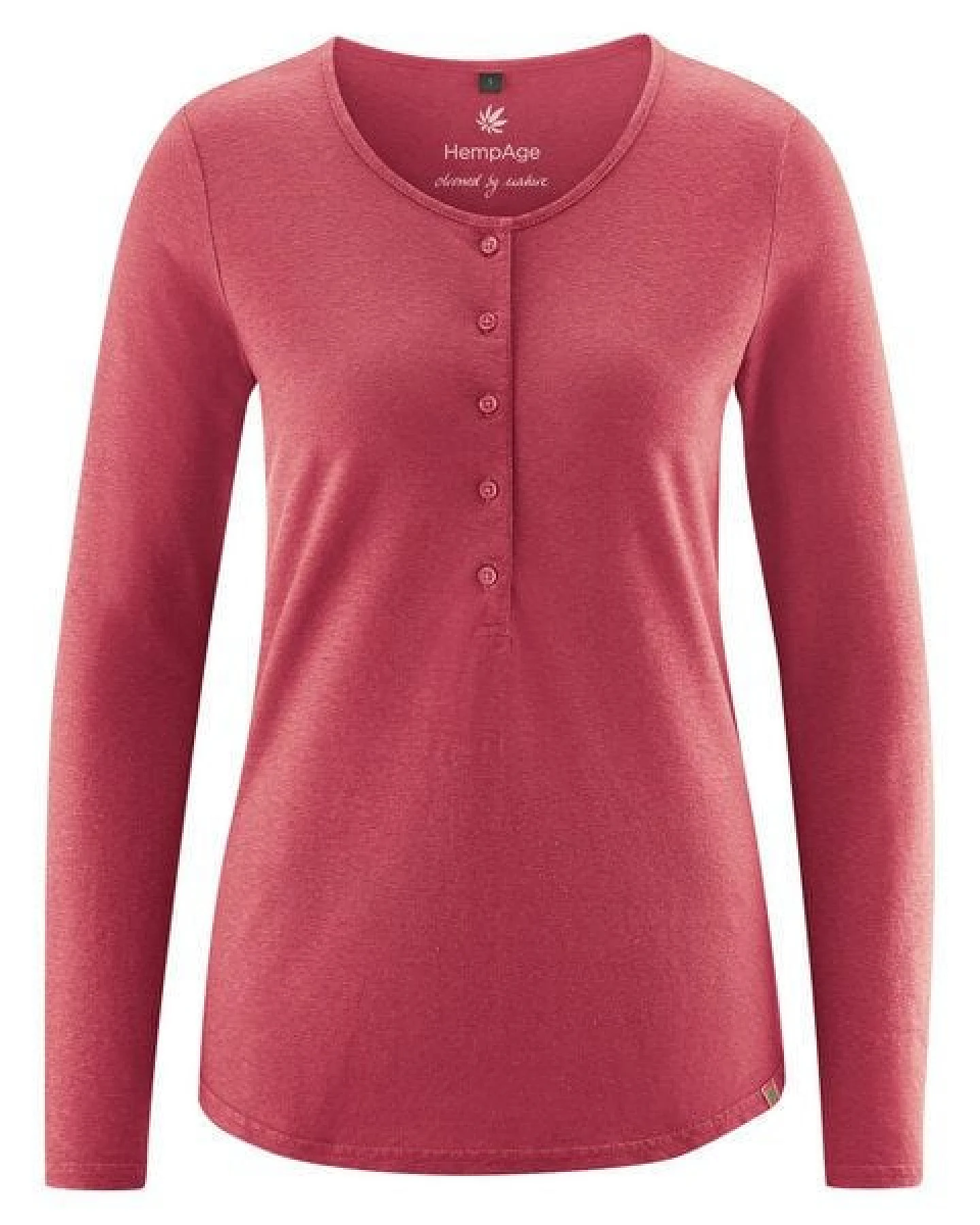 HempAge Damen Longsleeve Hanf/Bio-Baumwolle – Ansicht 3