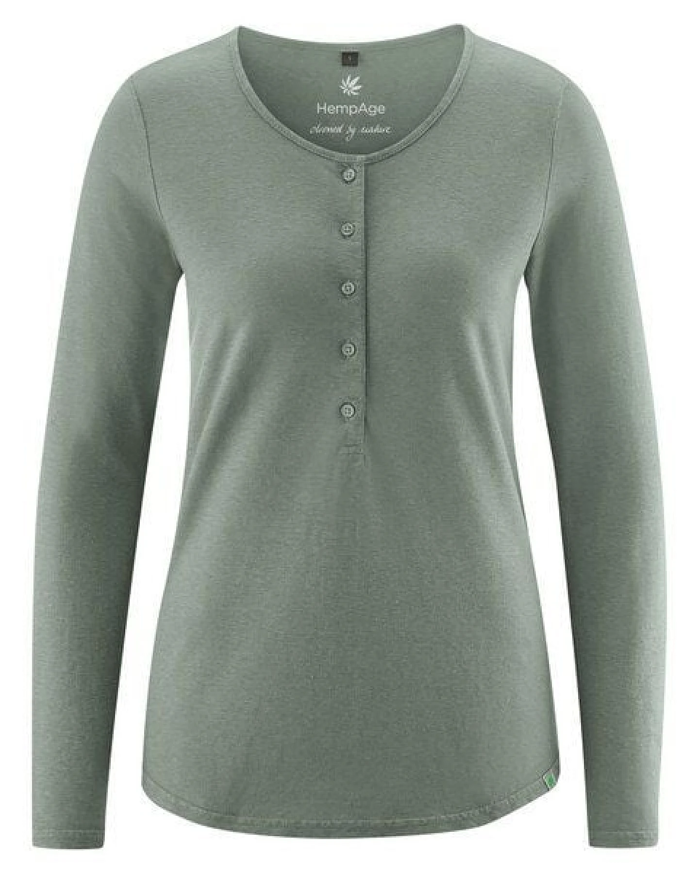 HempAge Damen Longsleeve Hanf/Bio-Baumwolle – Ansicht 3