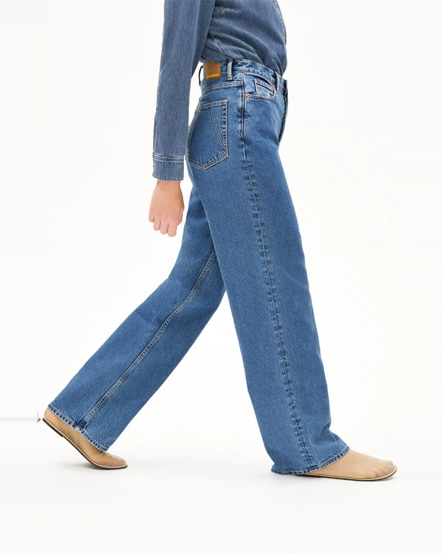 ARMEDANGELS Damen vegan Jeans Enijaa Daydream Blau – Ansicht 2