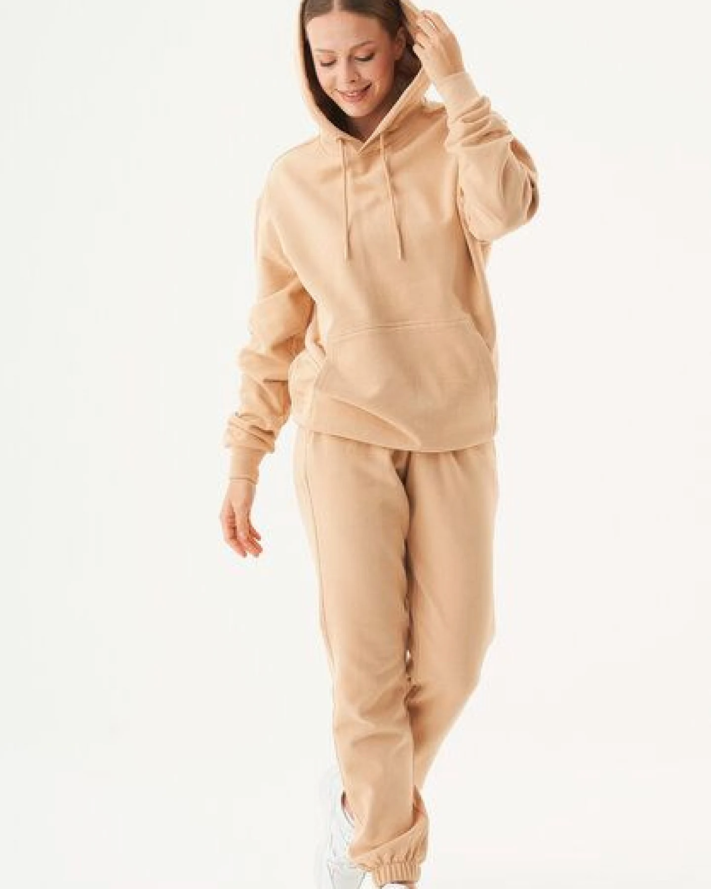 ORGANICATION ESSENTIALS-HALKI-Unisex Soft Touch Hoodie aus Bio-Baumwolle – Ansicht 2