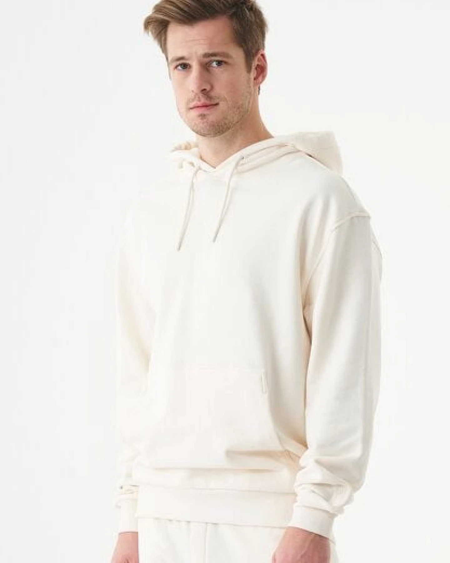 ORGANICATION ESSENTIALS-HALKI-Unisex Soft Touch Hoodie aus Bio-Baumwolle – Ansicht 3