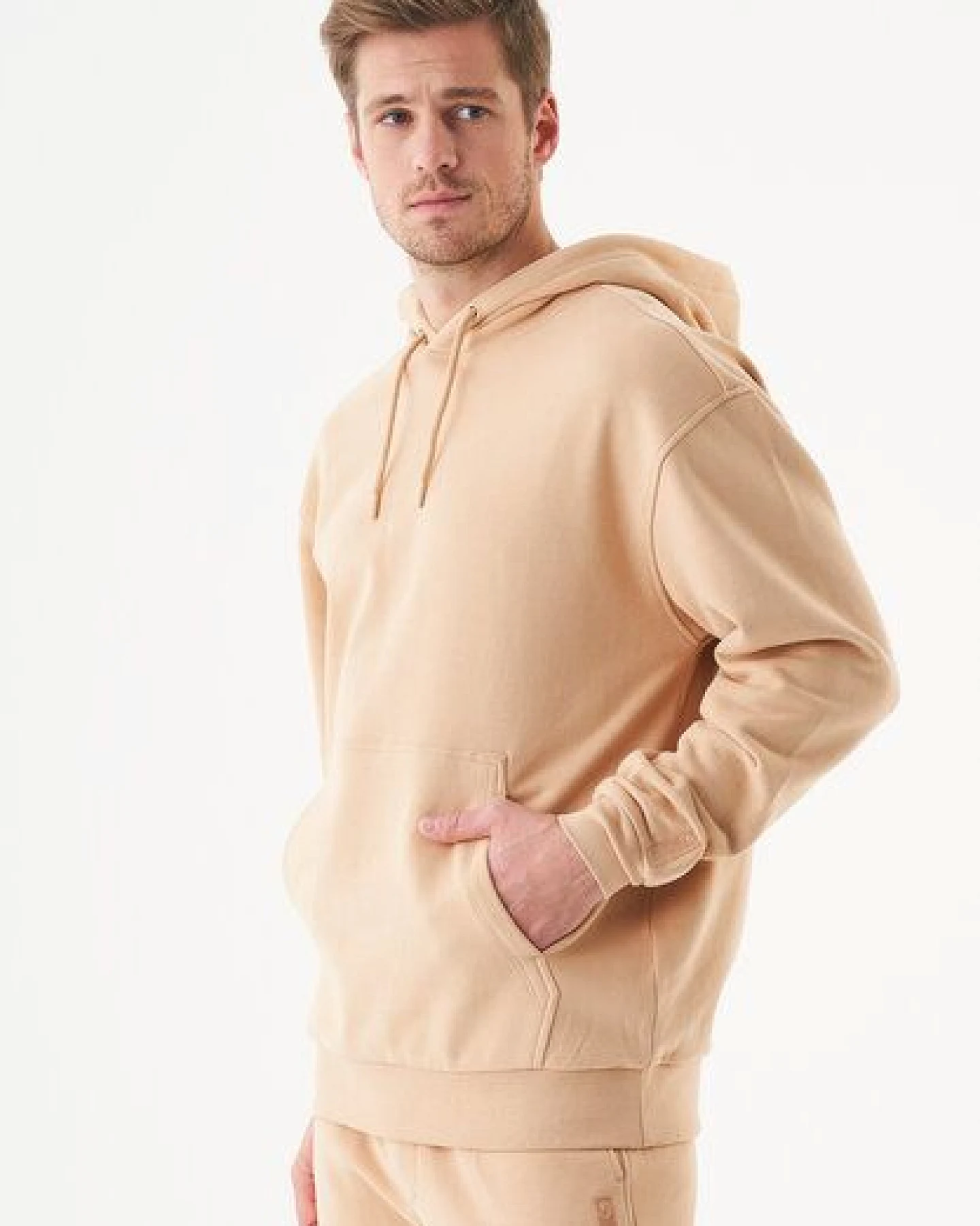ORGANICATION ESSENTIALS-HALKI-Unisex Soft Touch Hoodie aus Bio-Baumwolle – Ansicht 3