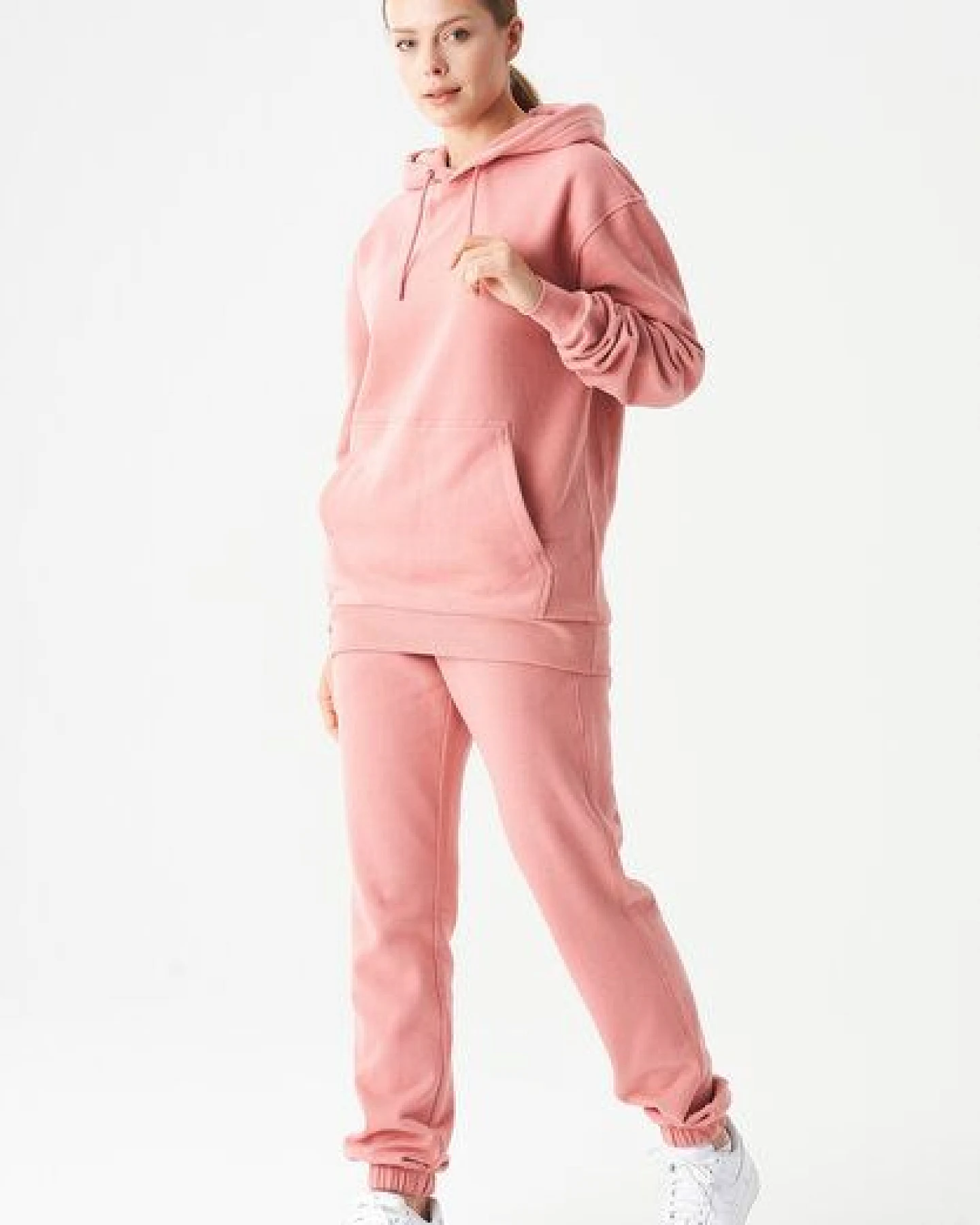 ORGANICATION ESSENTIALS-HALKI-Unisex Soft Touch Hoodie aus Bio-Baumwolle – Ansicht 2