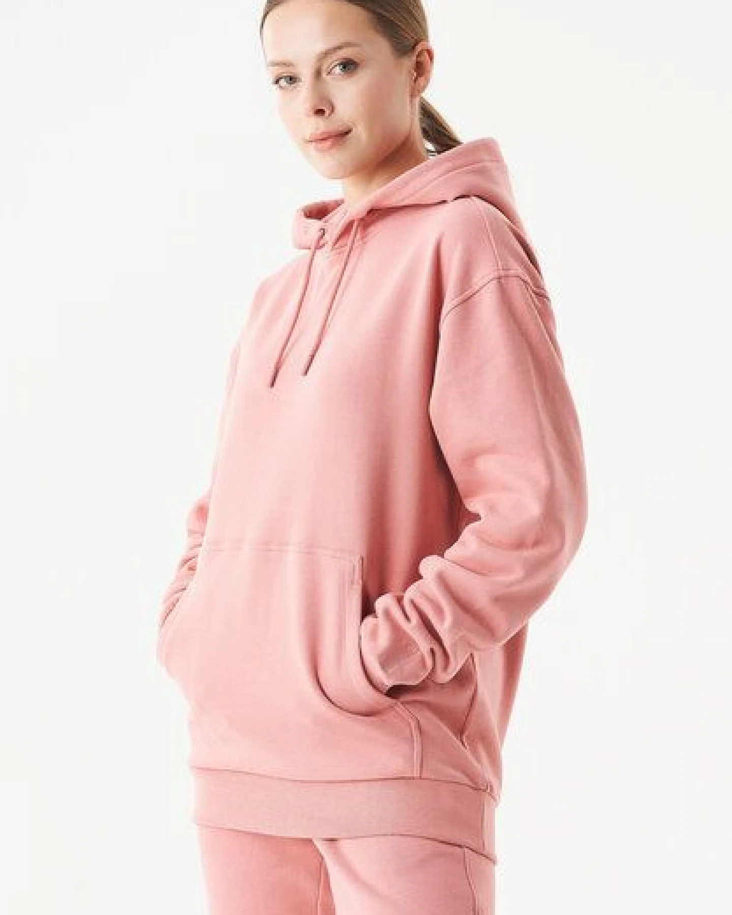 ORGANICATION ESSENTIALS-HALKI-Unisex Soft Touch Hoodie aus Bio-Baumwolle – Ansicht 3