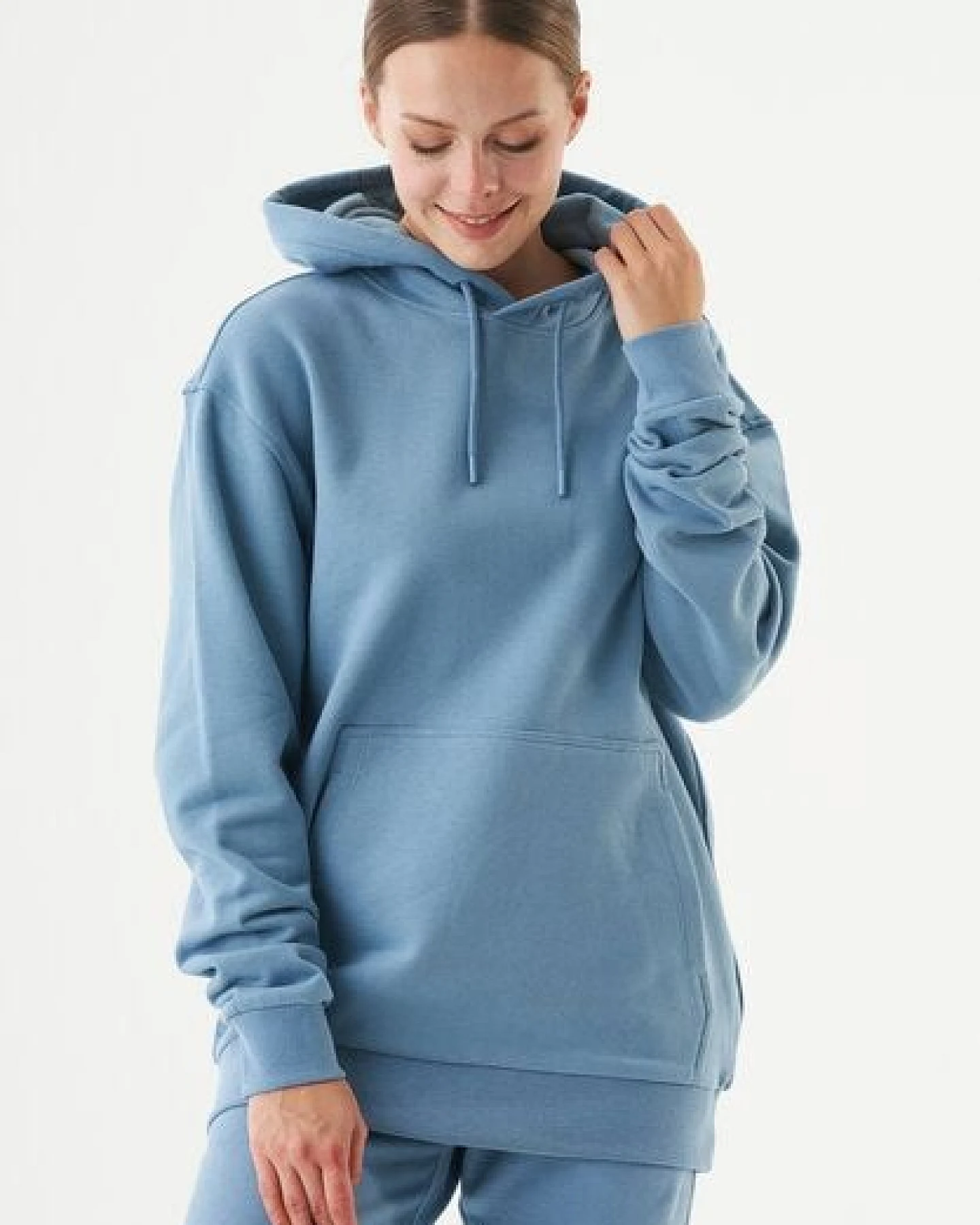 ORGANICATION ESSENTIALS-HALKI-Unisex Soft Touch Hoodie aus Bio-Baumwolle – Ansicht 3