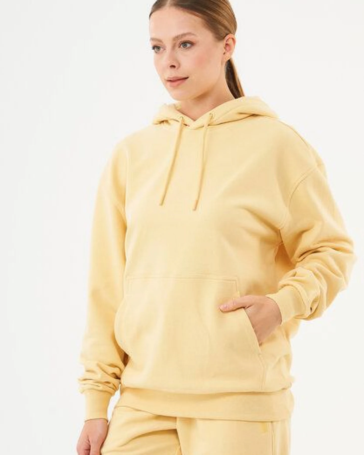 ORGANICATION ESSENTIALS-HALKI-Unisex Soft Touch Hoodie aus Bio-Baumwolle – Ansicht 3