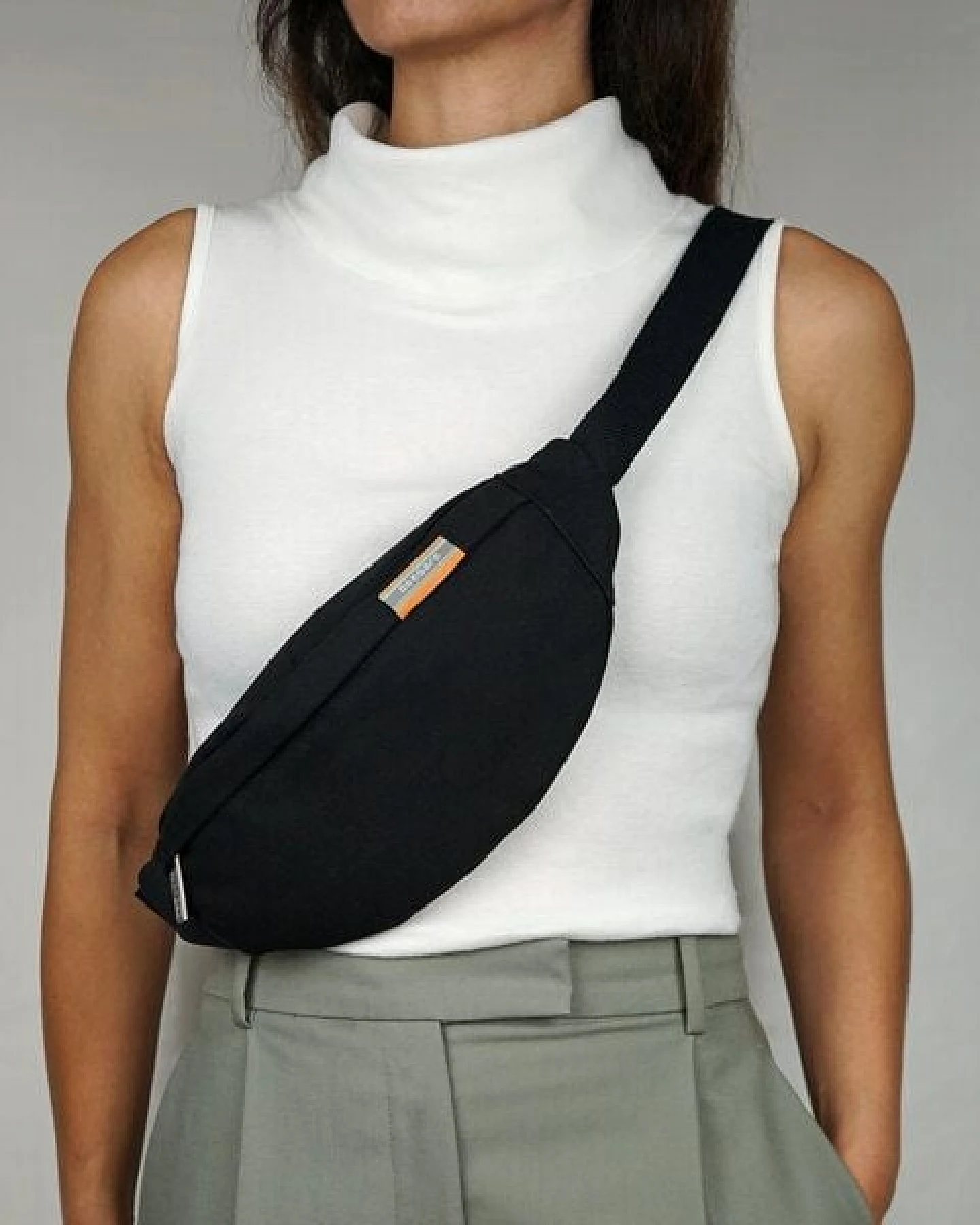 seasara Bauchtasche Canvas aus Bio-Baumwolle/Hanf – Ansicht 2