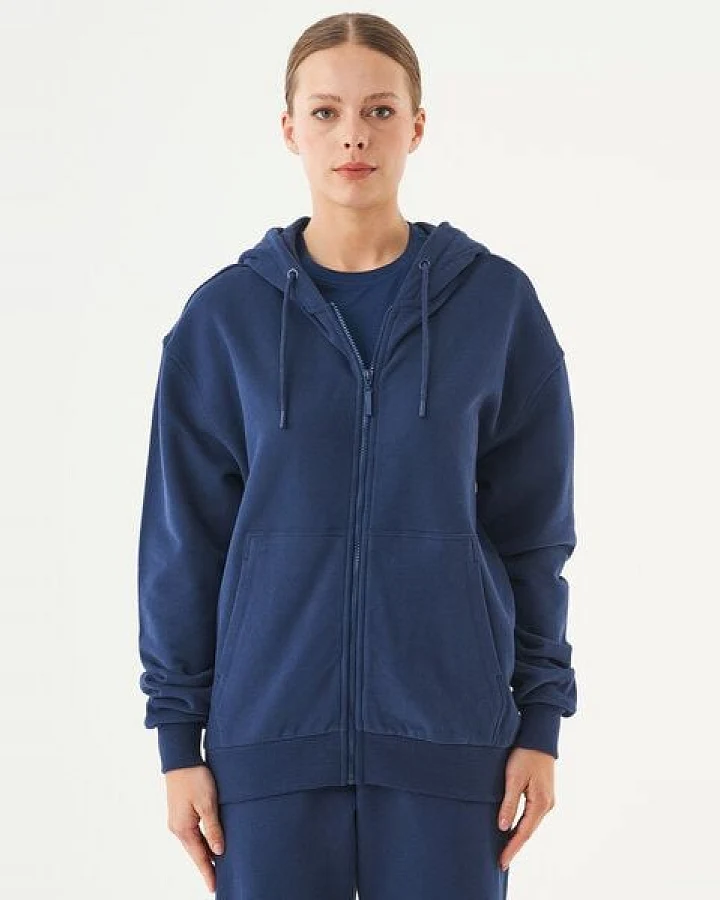 ORGANICATION ESSENTIALS-JUNDA-Unisex Soft Touch Sweatjacke aus Bio-Baumwolle