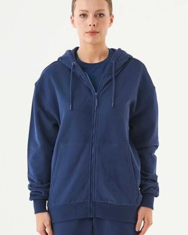 ORGANICATION ESSENTIALS-JUNDA-Unisex Soft Touch Sweatjacke aus Bio-Baumwolle