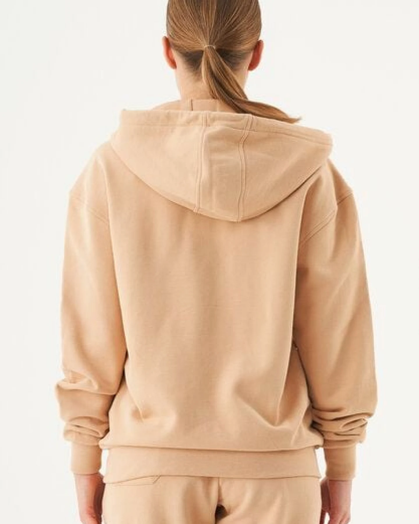 ORGANICATION ESSENTIALS-JUNDA-Unisex Soft Touch Sweatjacke aus Bio-Baumwolle – Ansicht 4