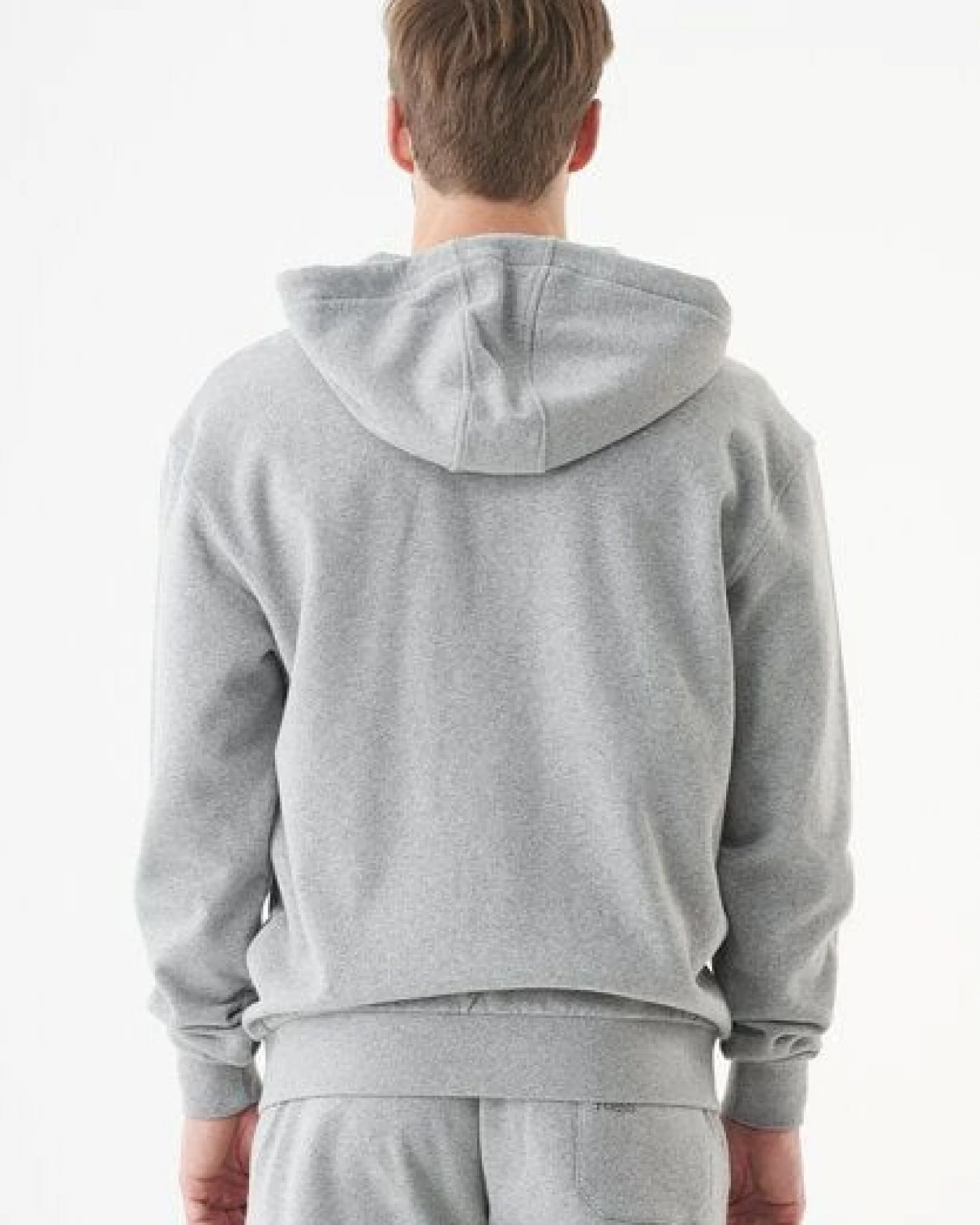 ORGANICATION ESSENTIALS-JUNDA-Unisex Soft Touch Sweatjacke aus Bio-Baumwolle – Ansicht 4