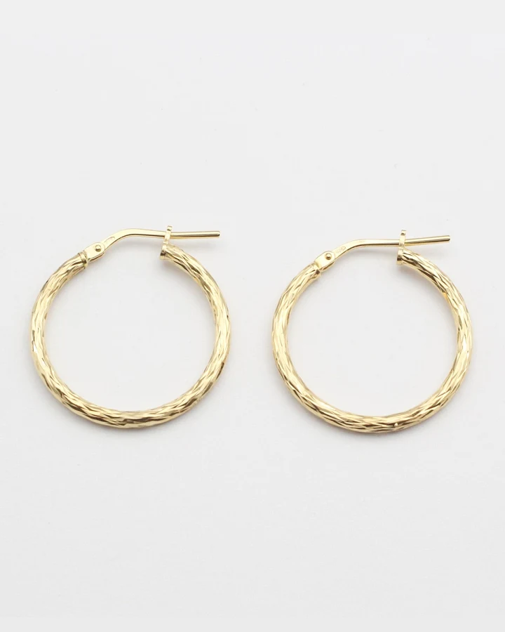 Creole Shiny Hoop Gold