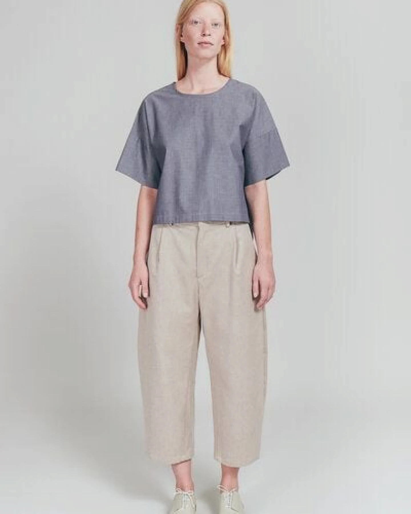 Elsien Gringhuis Hose Wide Cropped Pleat – Ansicht 3