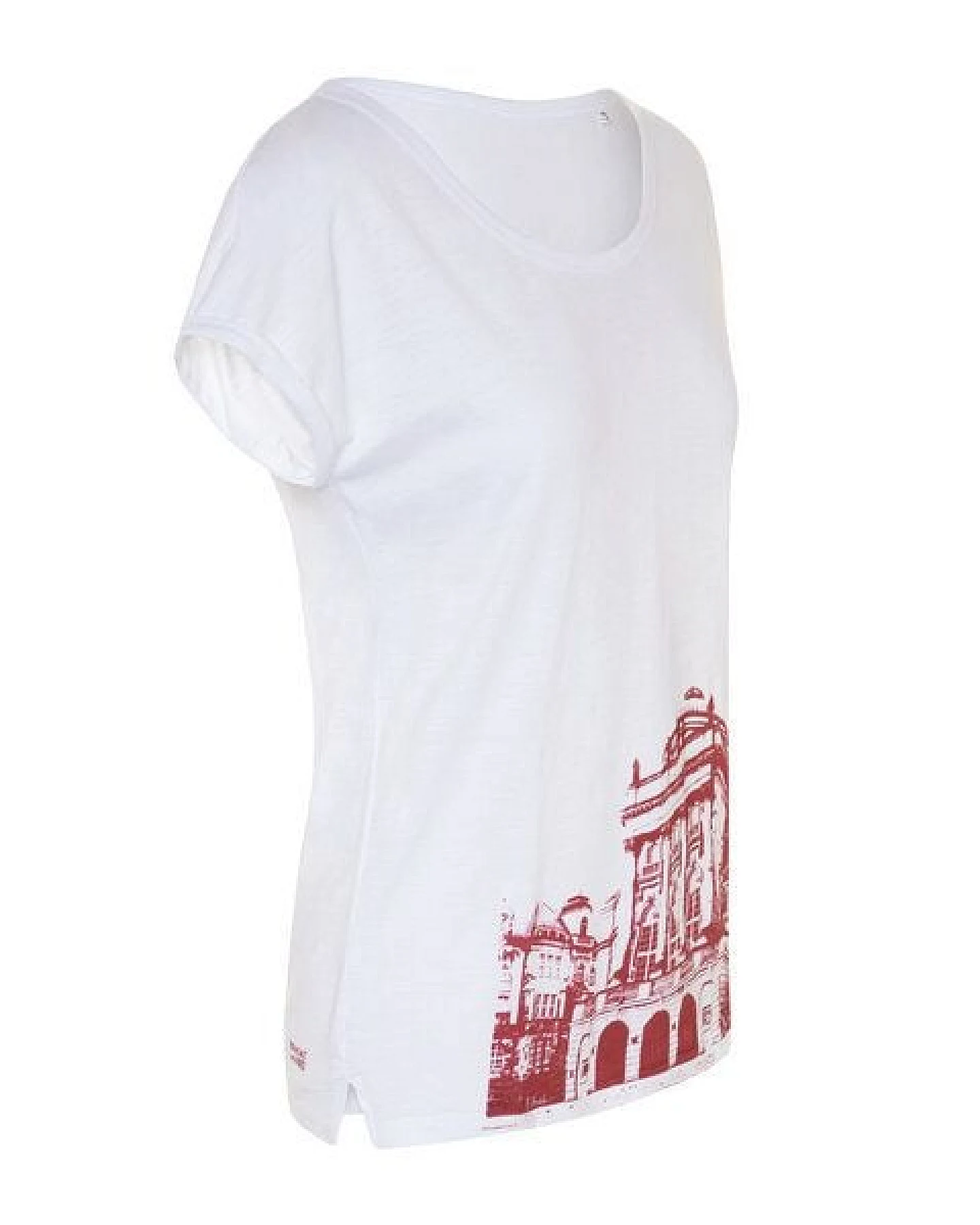 Spangeltangel Damenshirt "Opernhaus", T-Shirt bedruckt, Frauen, festlich leger – Ansicht 3