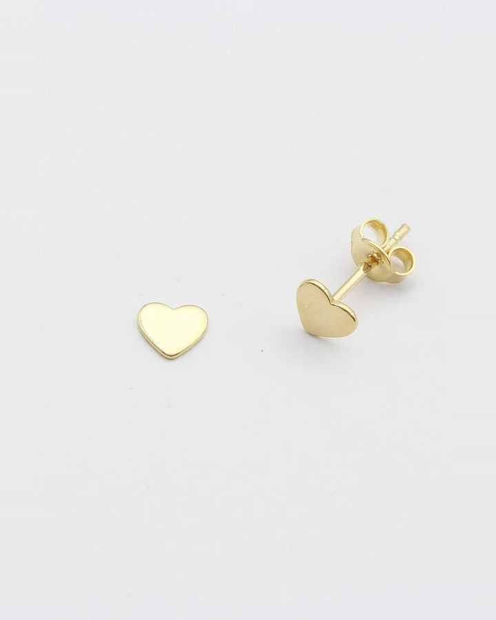 Ohrstecker Tiny Heart Gold