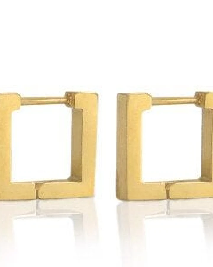 Eckige Ohrringe ca. 12 x 12mm von Elektropulli