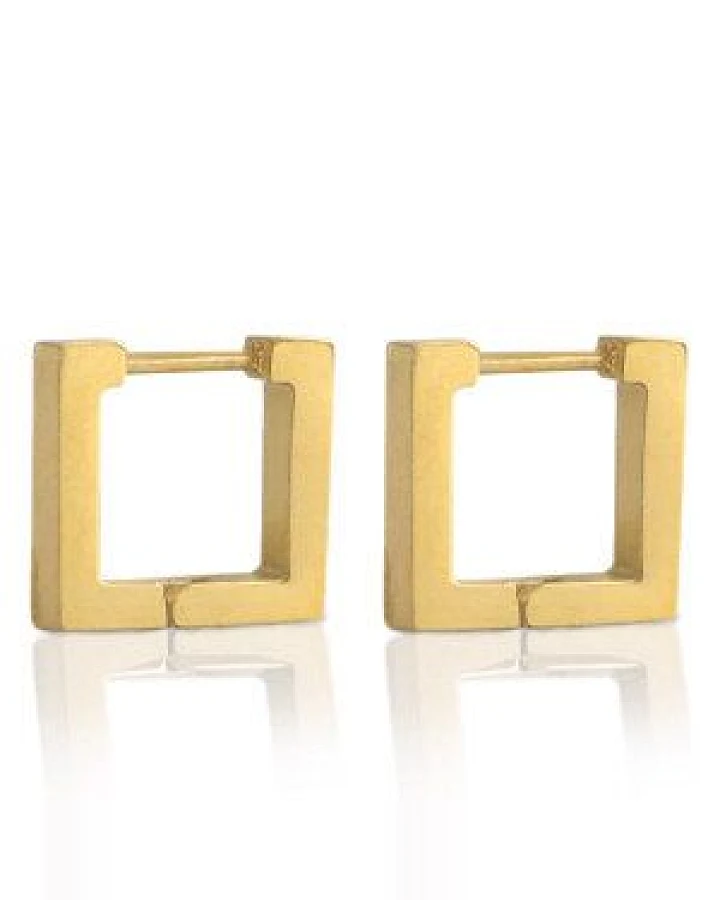 Eckige Ohrringe ca. 12 x 12mm von Elektropulli