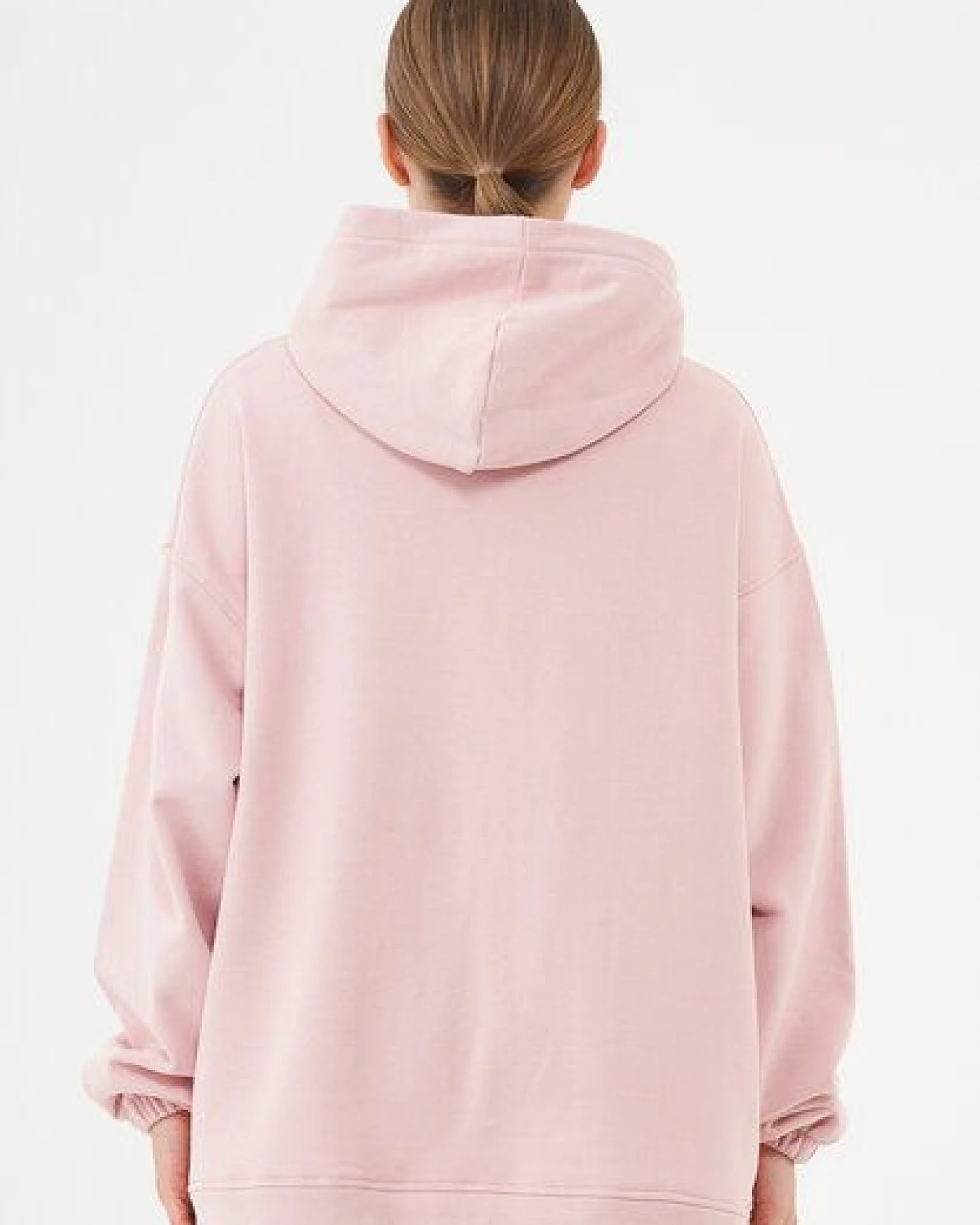 ORGANICATION ESSENTIALS-HANDE- Soft Touch Oversize Hoodie aus Bio-Baumwolle – Ansicht 4
