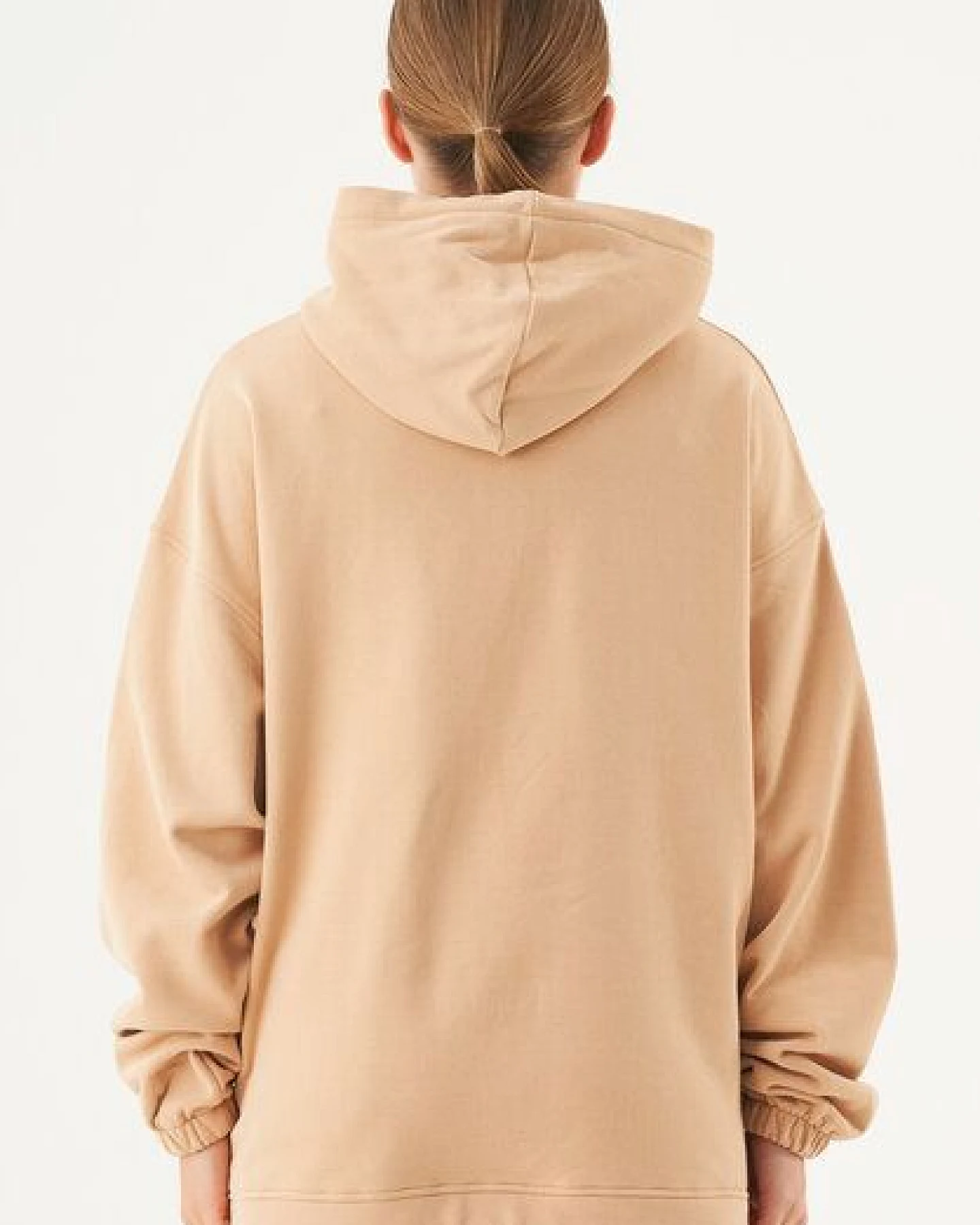 ORGANICATION ESSENTIALS-HANDE- Soft Touch Oversize Hoodie aus Bio-Baumwolle – Ansicht 4