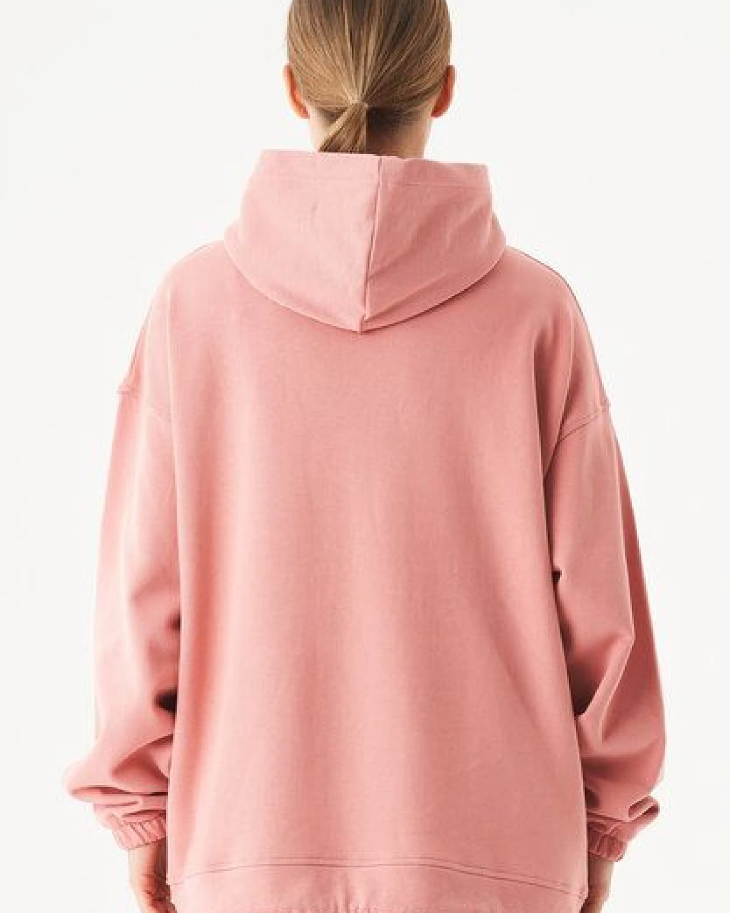 ORGANICATION ESSENTIALS-HANDE- Soft Touch Oversize Hoodie aus Bio-Baumwolle – Ansicht 4