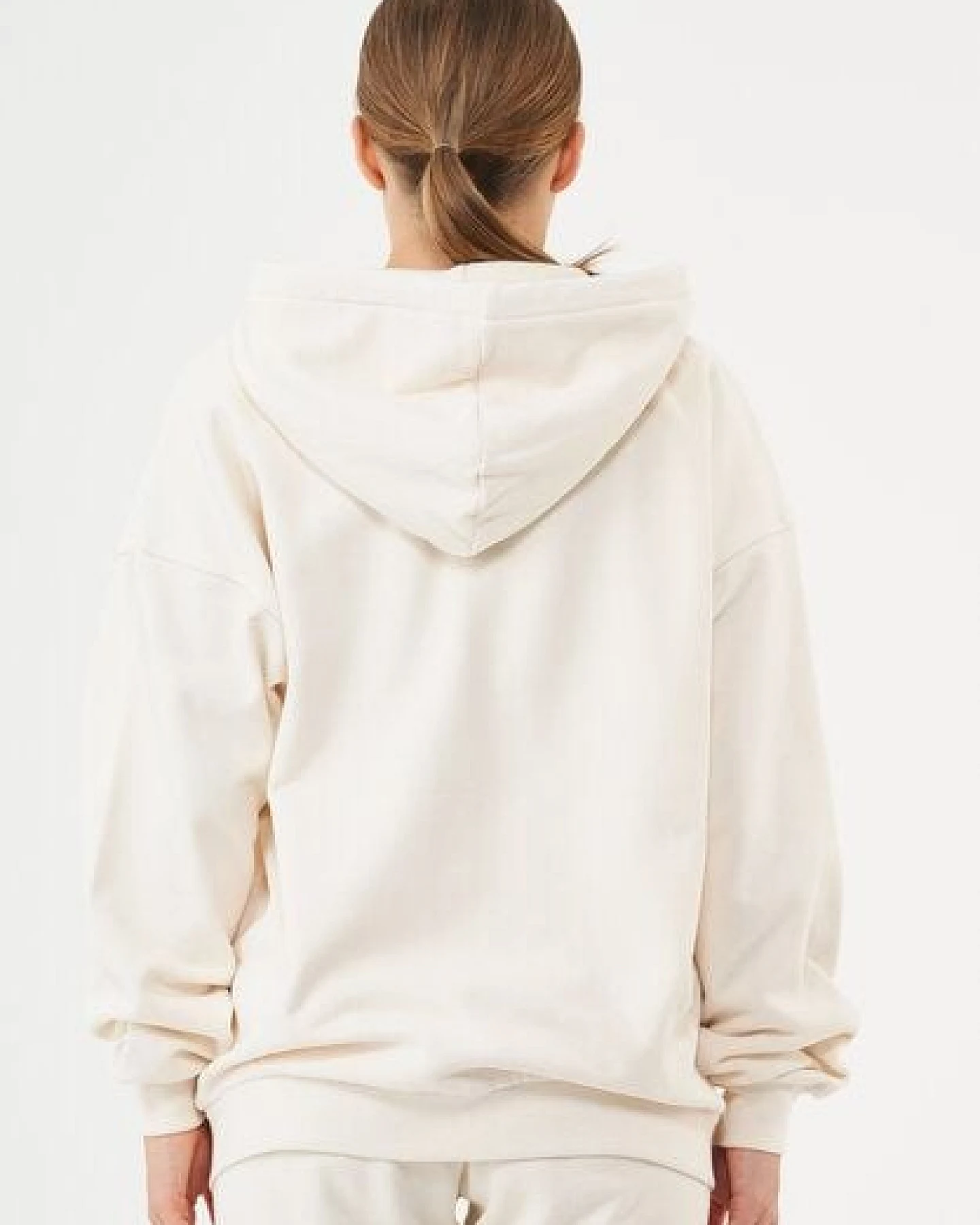 ORGANICATION ESSENTIALS-JALE- Soft Touch Sweatjacke aus Bio-Baumwolle – Ansicht 4