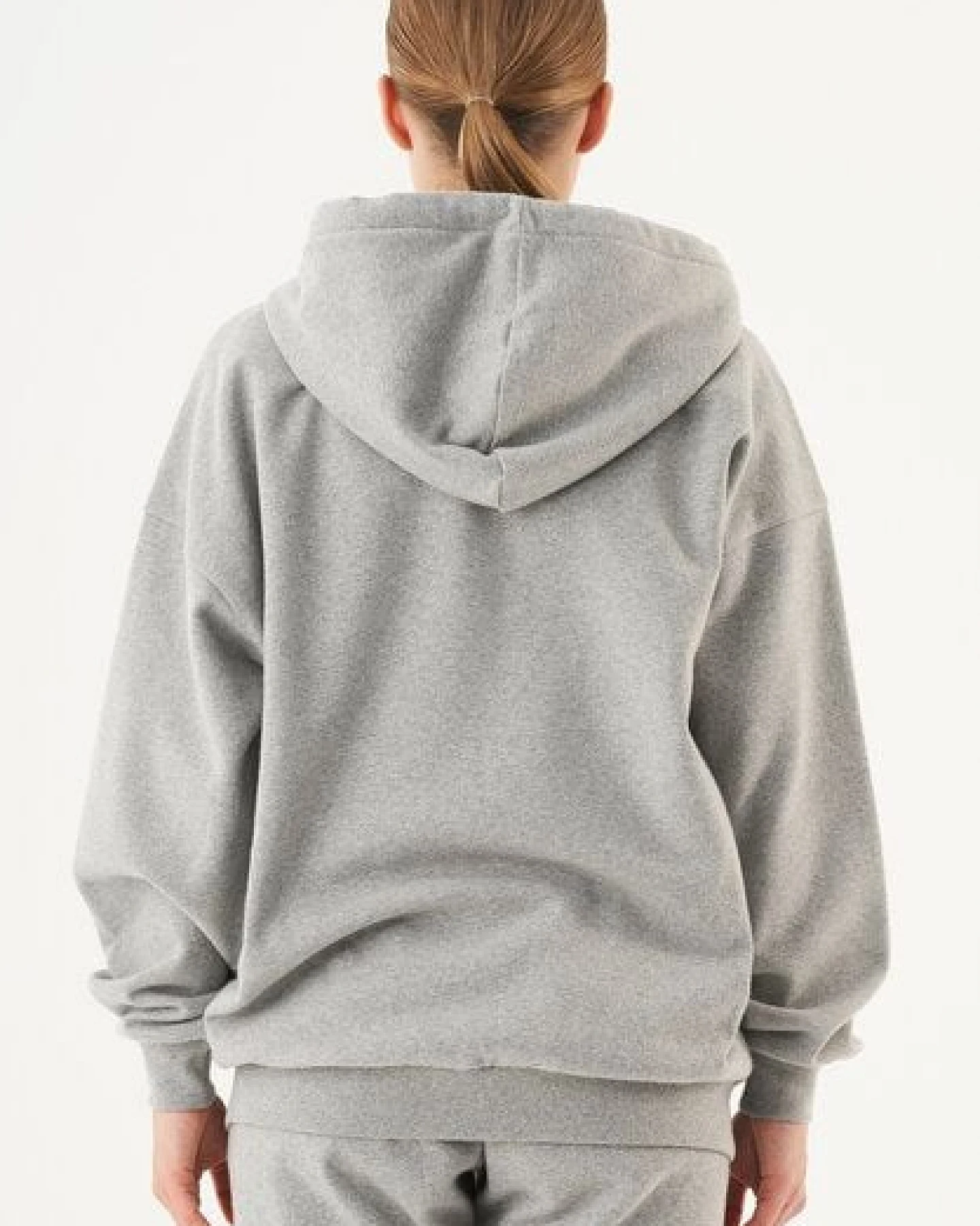 ORGANICATION ESSENTIALS-JALE- Soft Touch Sweatjacke aus Bio-Baumwolle – Ansicht 4
