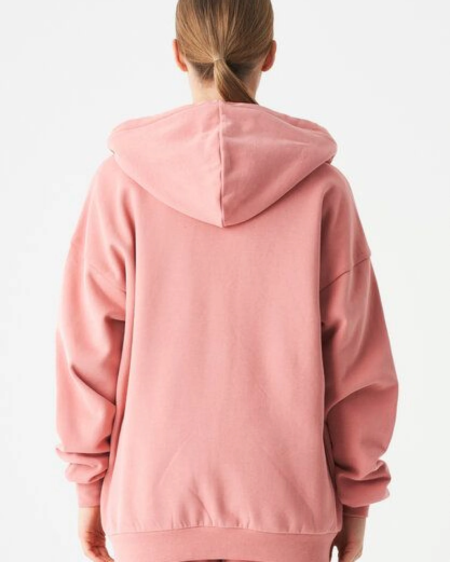 ORGANICATION ESSENTIALS-JALE- Soft Touch Sweatjacke aus Bio-Baumwolle – Ansicht 4