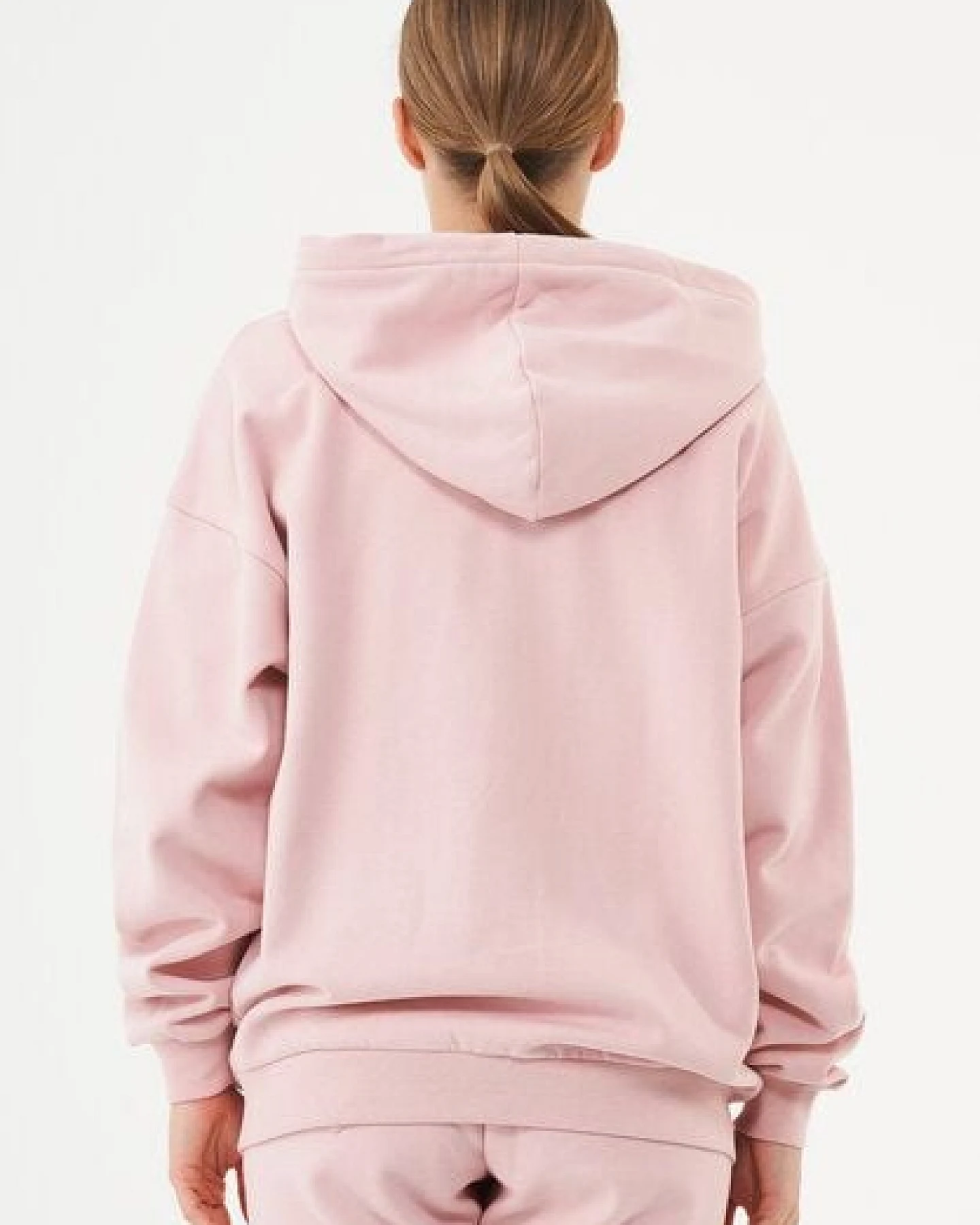 ORGANICATION ESSENTIALS-JALE- Soft Touch Sweatjacke aus Bio-Baumwolle – Ansicht 4