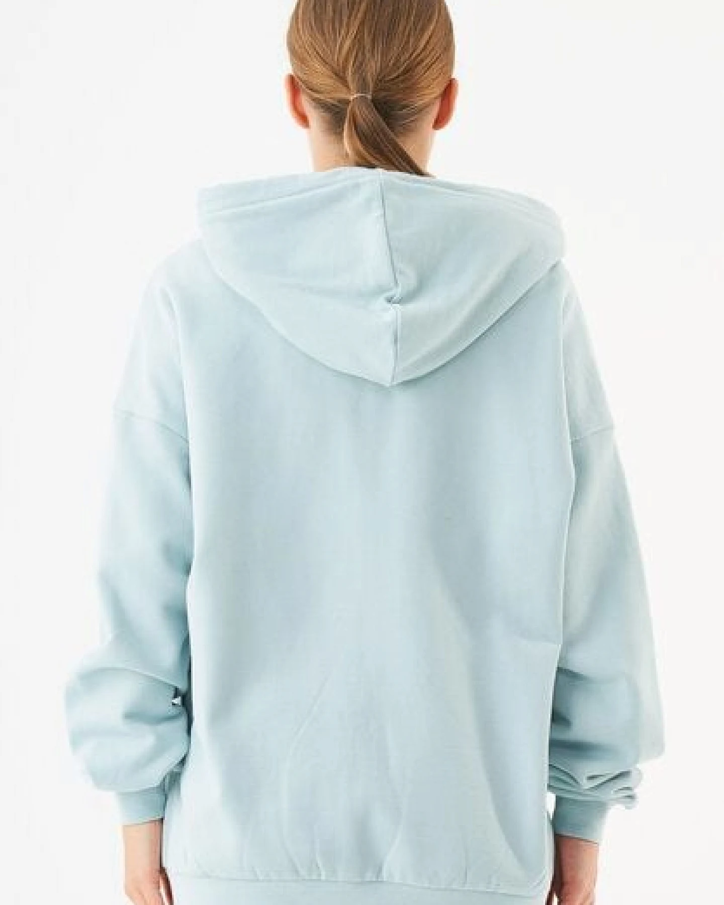 ORGANICATION ESSENTIALS-JALE- Soft Touch Sweatjacke aus Bio-Baumwolle – Ansicht 4
