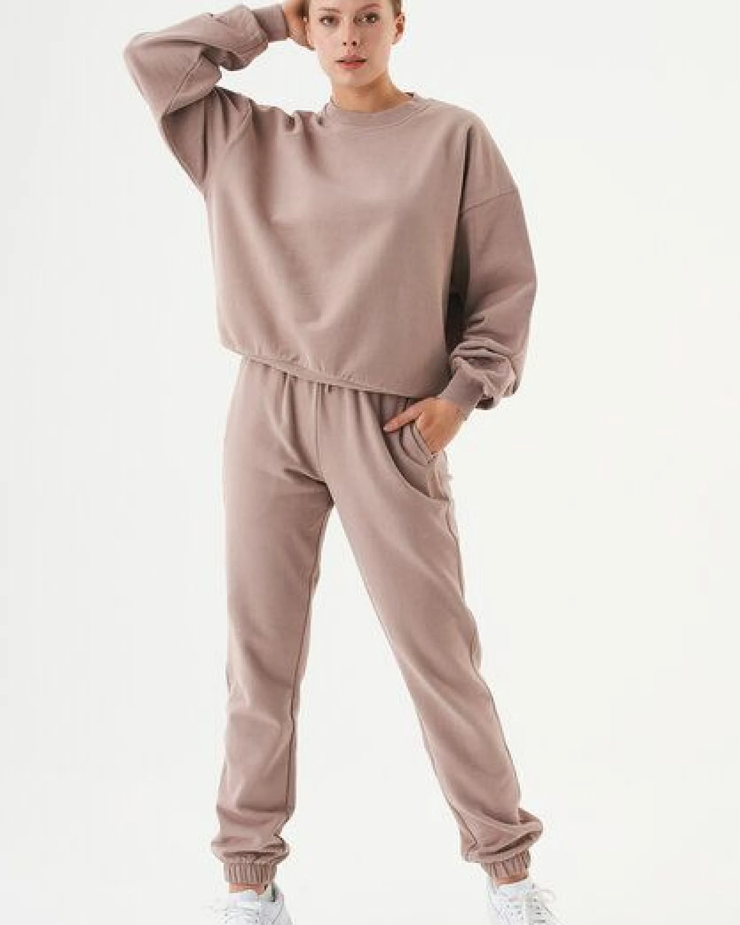 ORGANICATION ESSENTIALS-BUKET- Soft Touch Sweatshirt aus Bio-Baumwolle – Ansicht 2