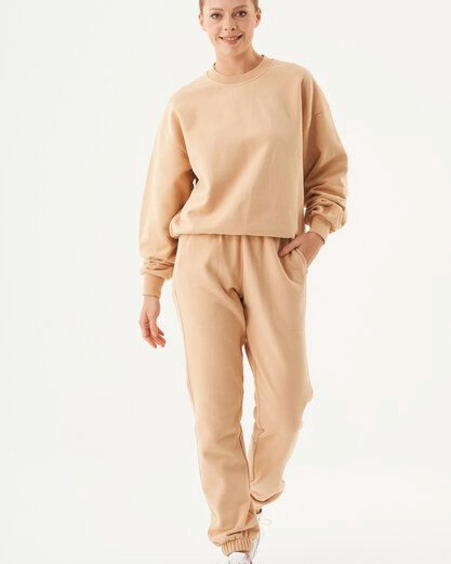 ORGANICATION ESSENTIALS-BUKET- Soft Touch Sweatshirt aus Bio-Baumwolle – Ansicht 2