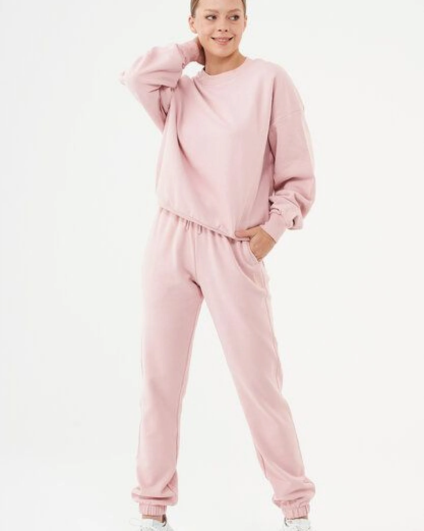 ORGANICATION ESSENTIALS-BUKET- Soft Touch Sweatshirt aus Bio-Baumwolle – Ansicht 2