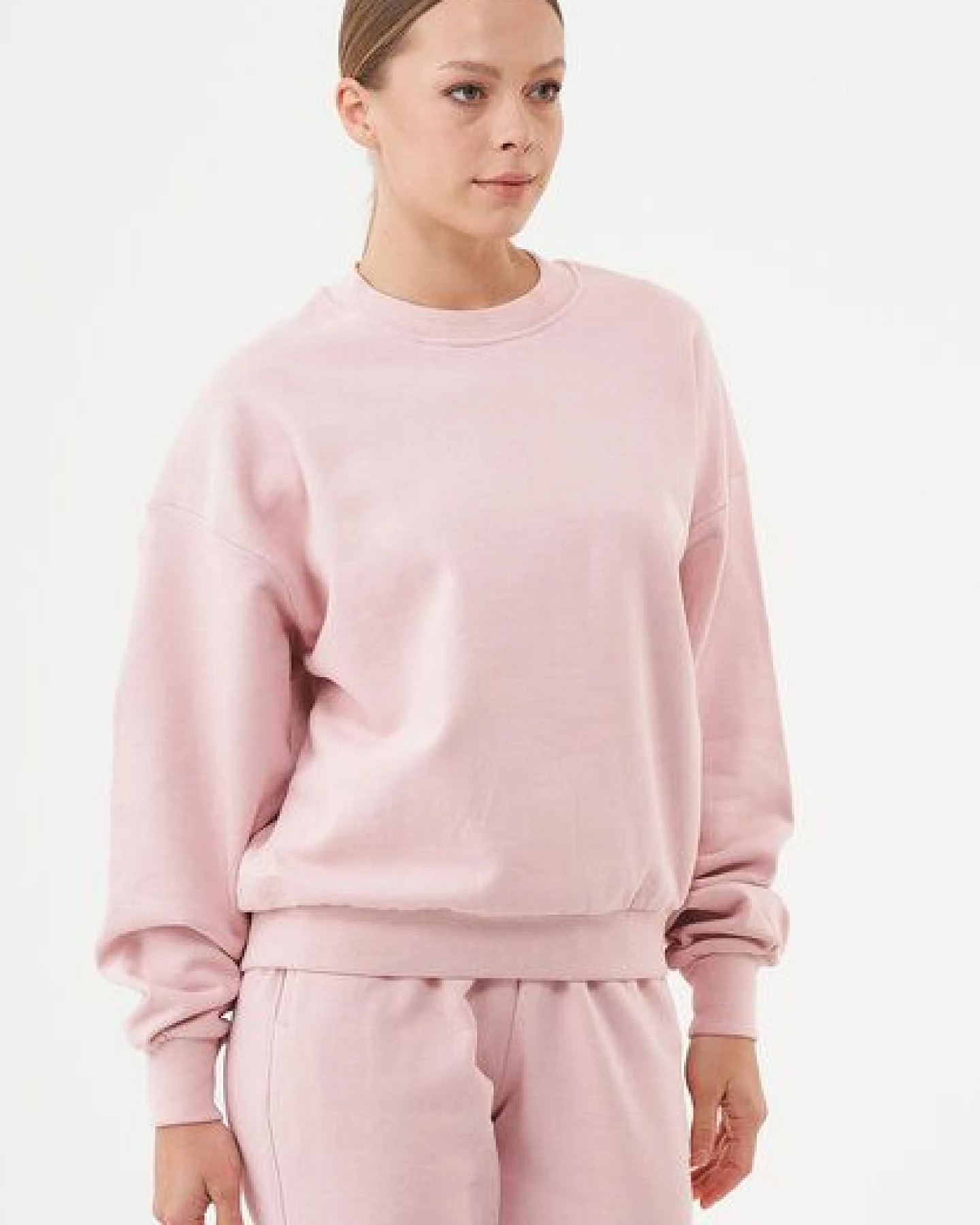 ORGANICATION ESSENTIALS-BUKET- Soft Touch Sweatshirt aus Bio-Baumwolle – Ansicht 3