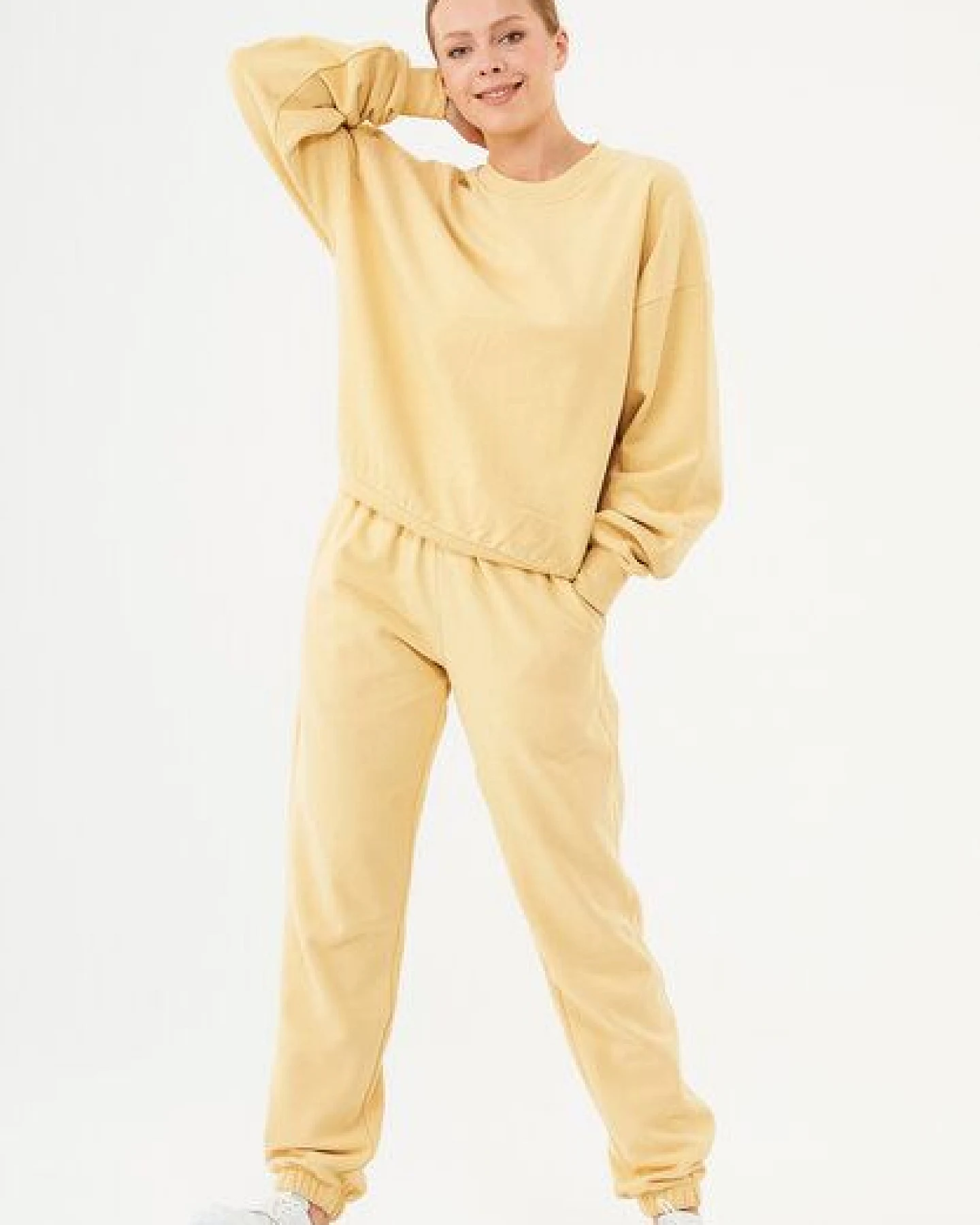ORGANICATION ESSENTIALS-BUKET- Soft Touch Sweatshirt aus Bio-Baumwolle – Ansicht 2