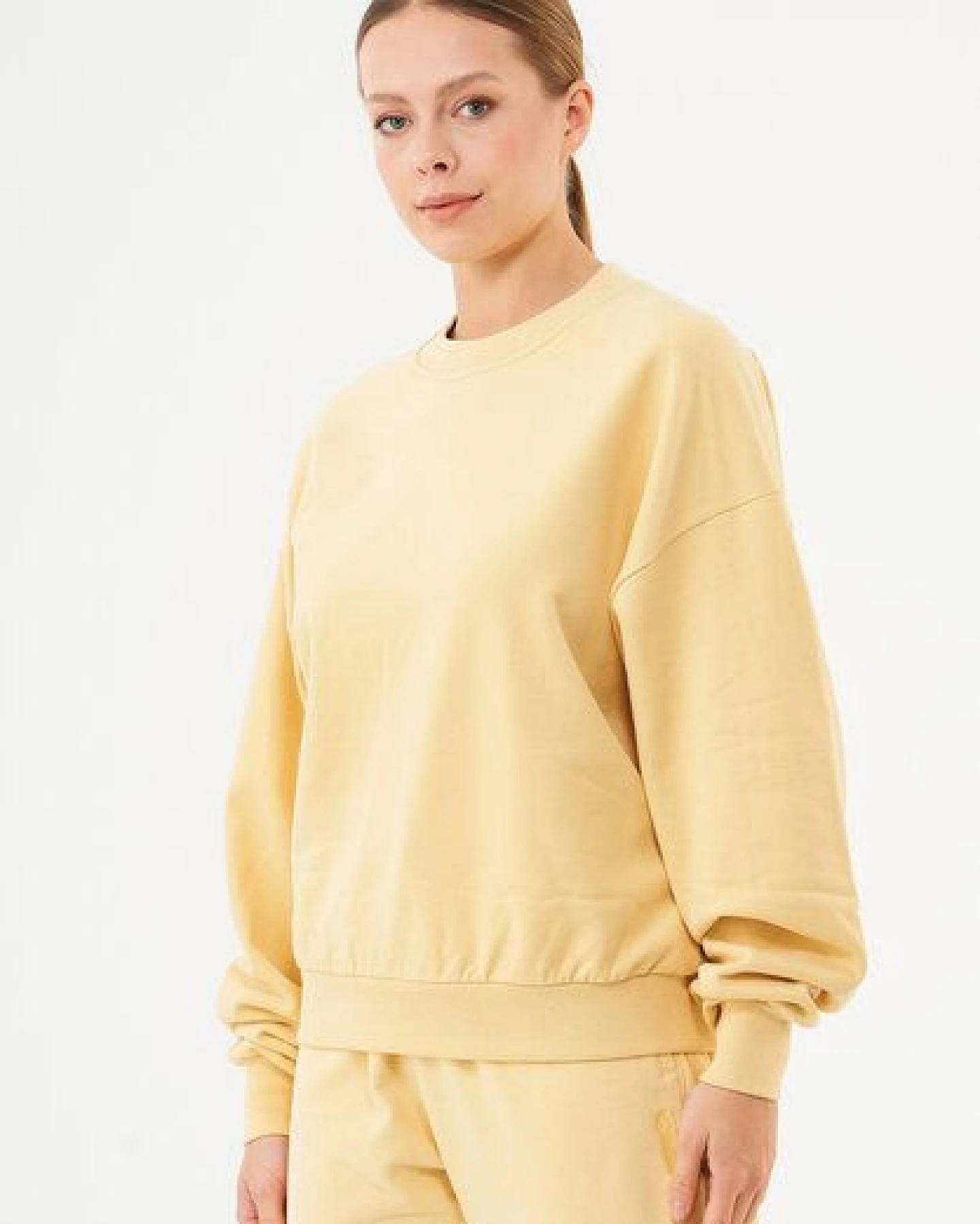 ORGANICATION ESSENTIALS-BUKET- Soft Touch Sweatshirt aus Bio-Baumwolle – Ansicht 3