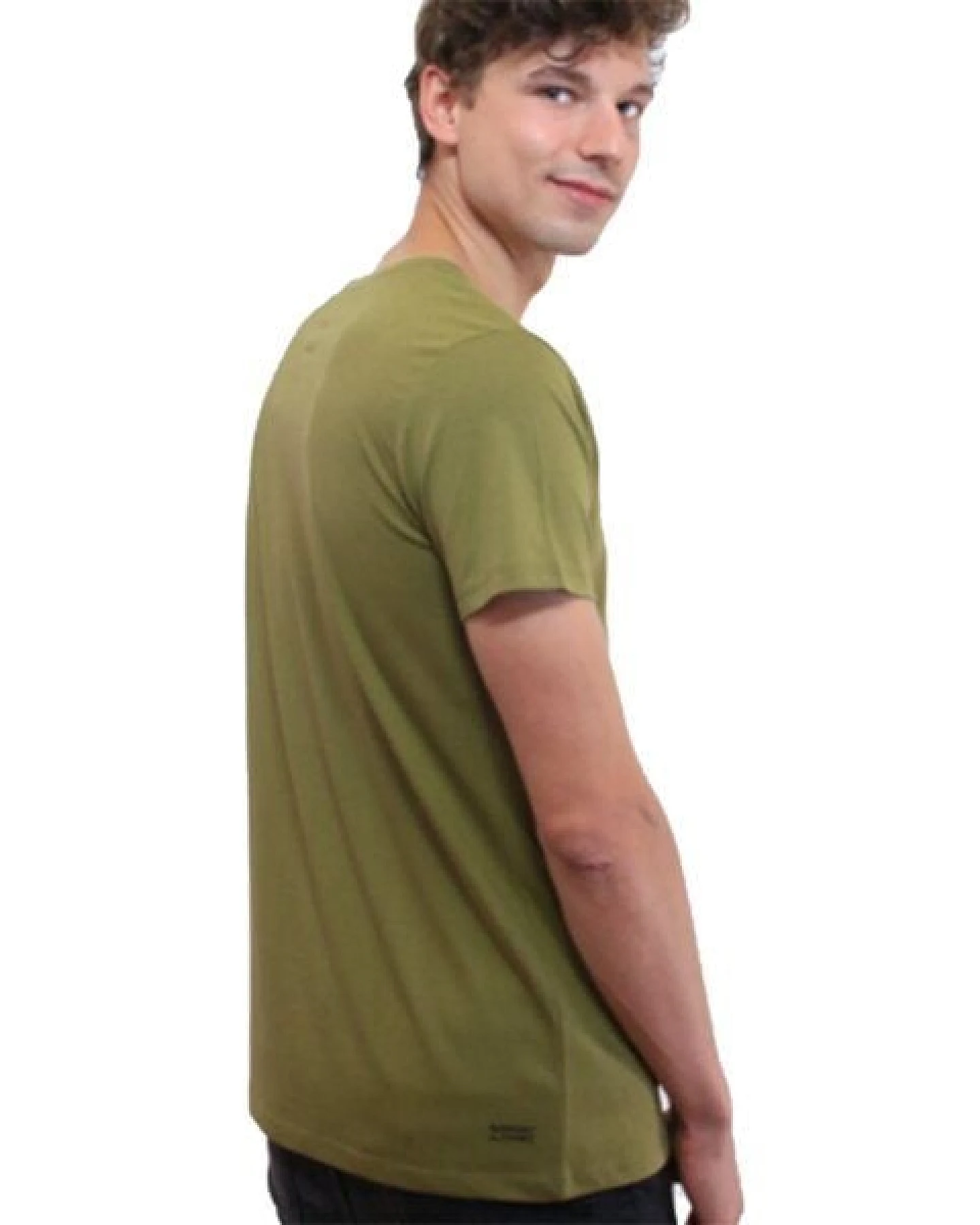 Spangeltangel T-Shirt "Vogelschwarm", bedrucktes Herrenshirt, Siebdruck, Bio-Baumwolle – Ansicht 2