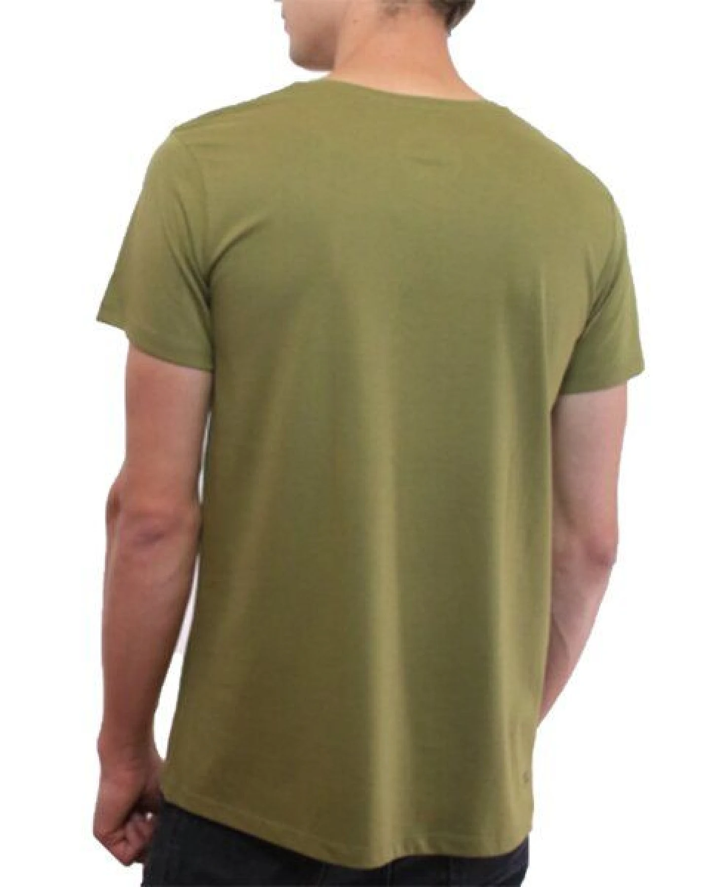 Spangeltangel T-Shirt "Vogelschwarm", bedrucktes Herrenshirt, Siebdruck, Bio-Baumwolle – Ansicht 3